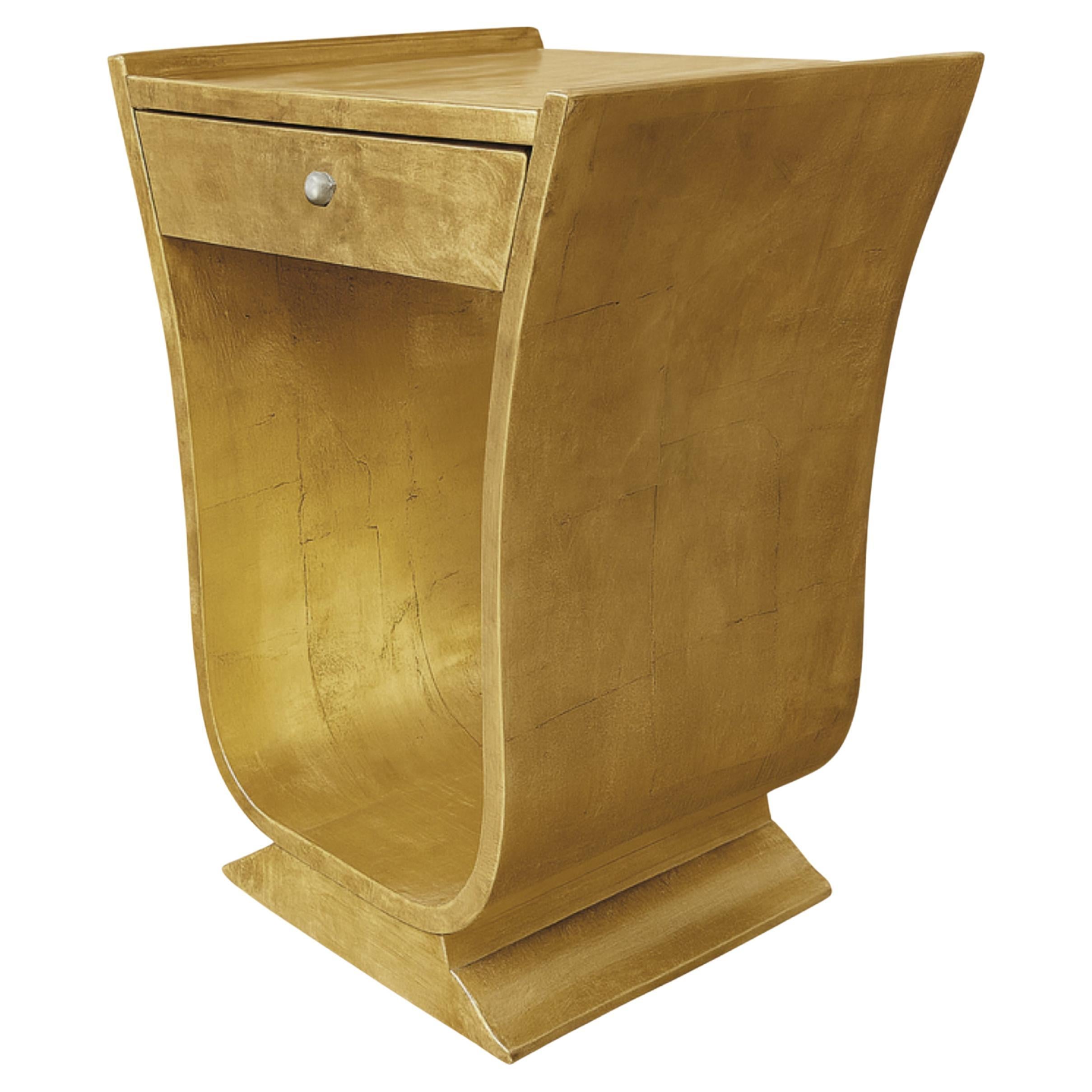 Art Deco French Small Table, Nightstand, 1930s