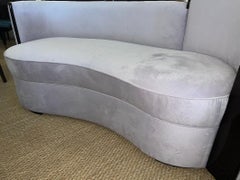 Art Deco French Sofa in Walnut