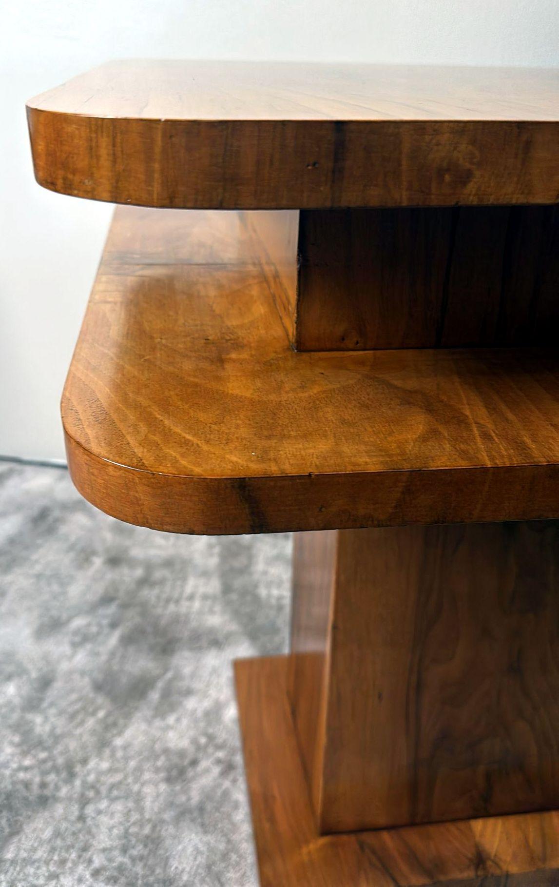 Table d'appoint carrée Art déco française en vente 4