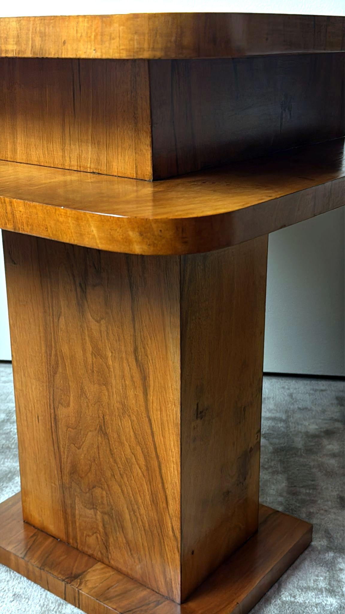 Table d'appoint carrée Art déco française en vente 8