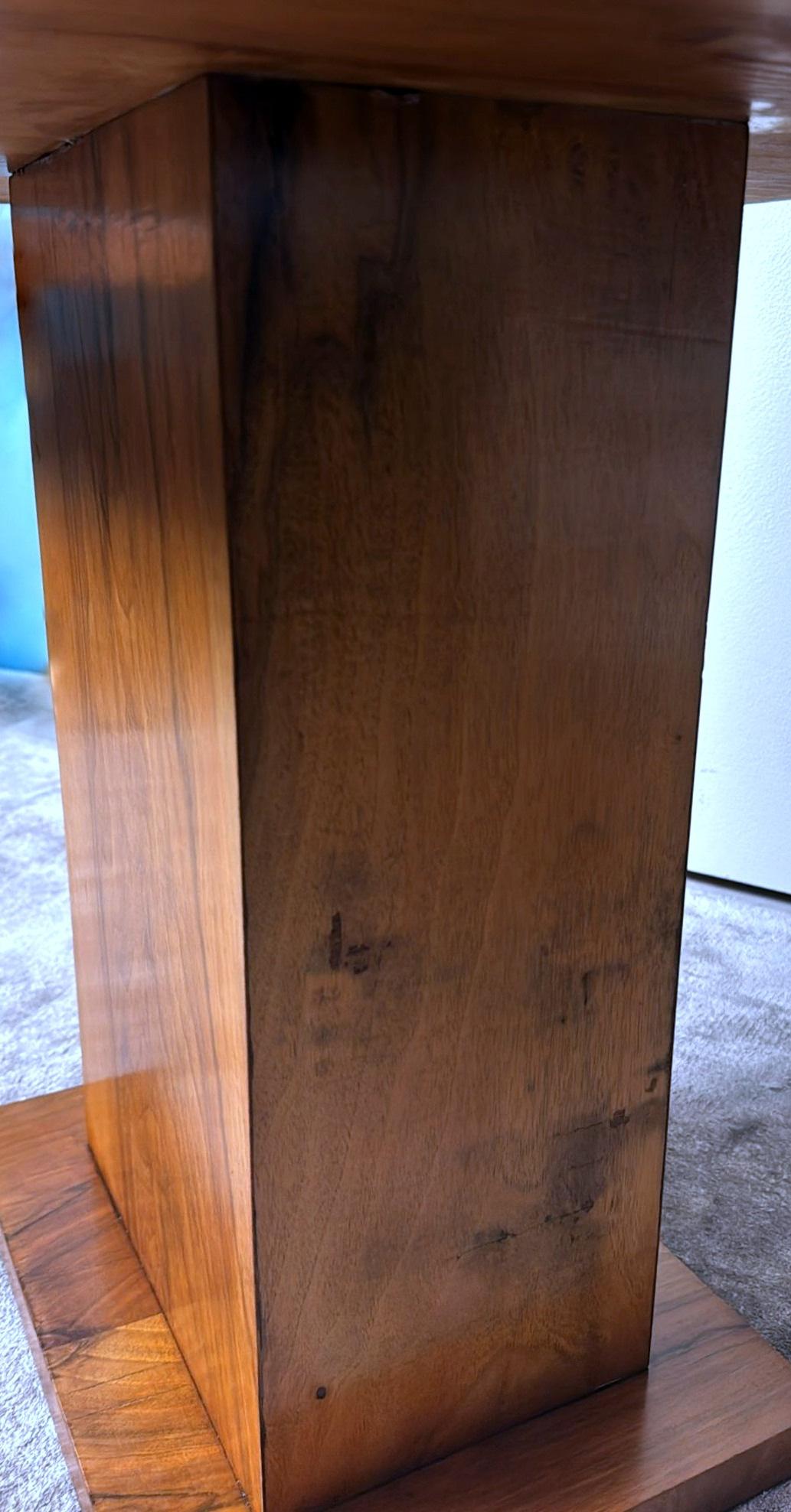 Table d'appoint carrée Art déco française en vente 9