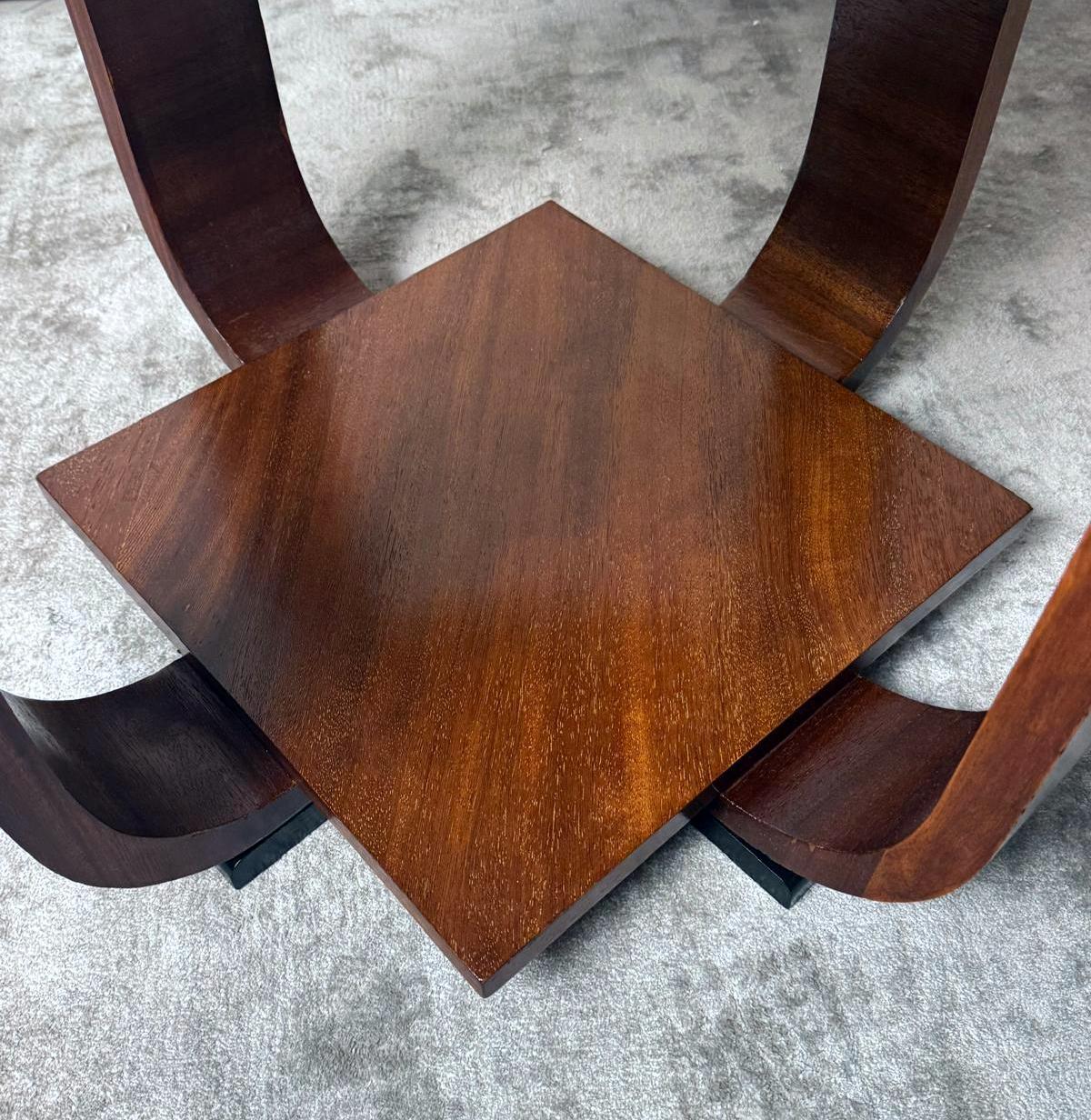 Table à thé/théière Art Déco avec plateau octogonal en vente 5