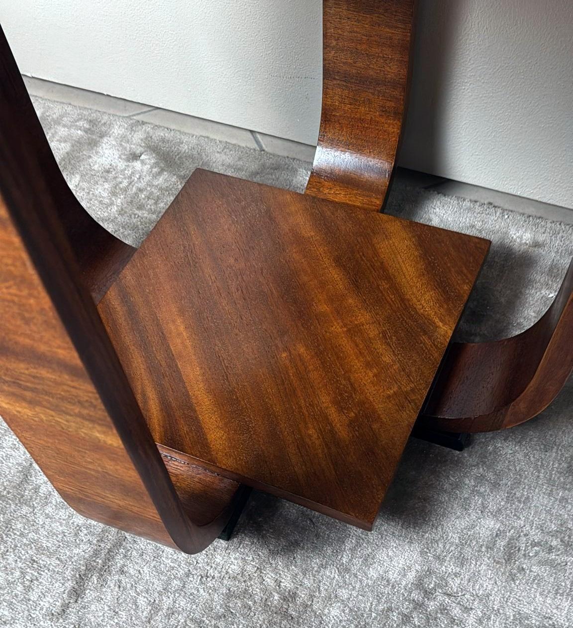 Table à thé/théière Art Déco avec plateau octogonal en vente 6