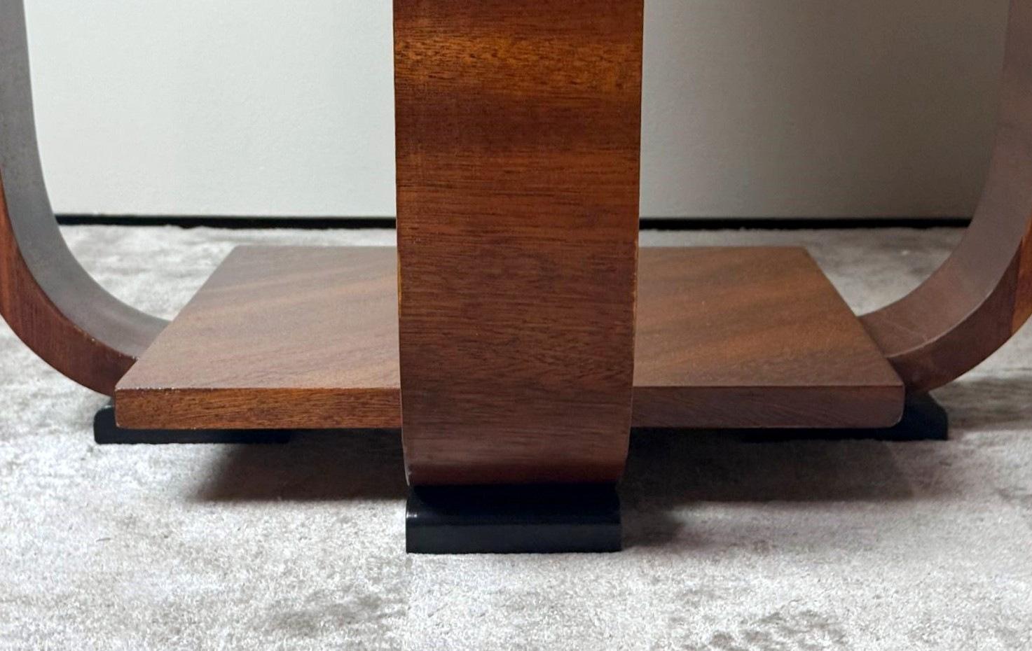 Table à thé/théière Art Déco avec plateau octogonal en vente 8