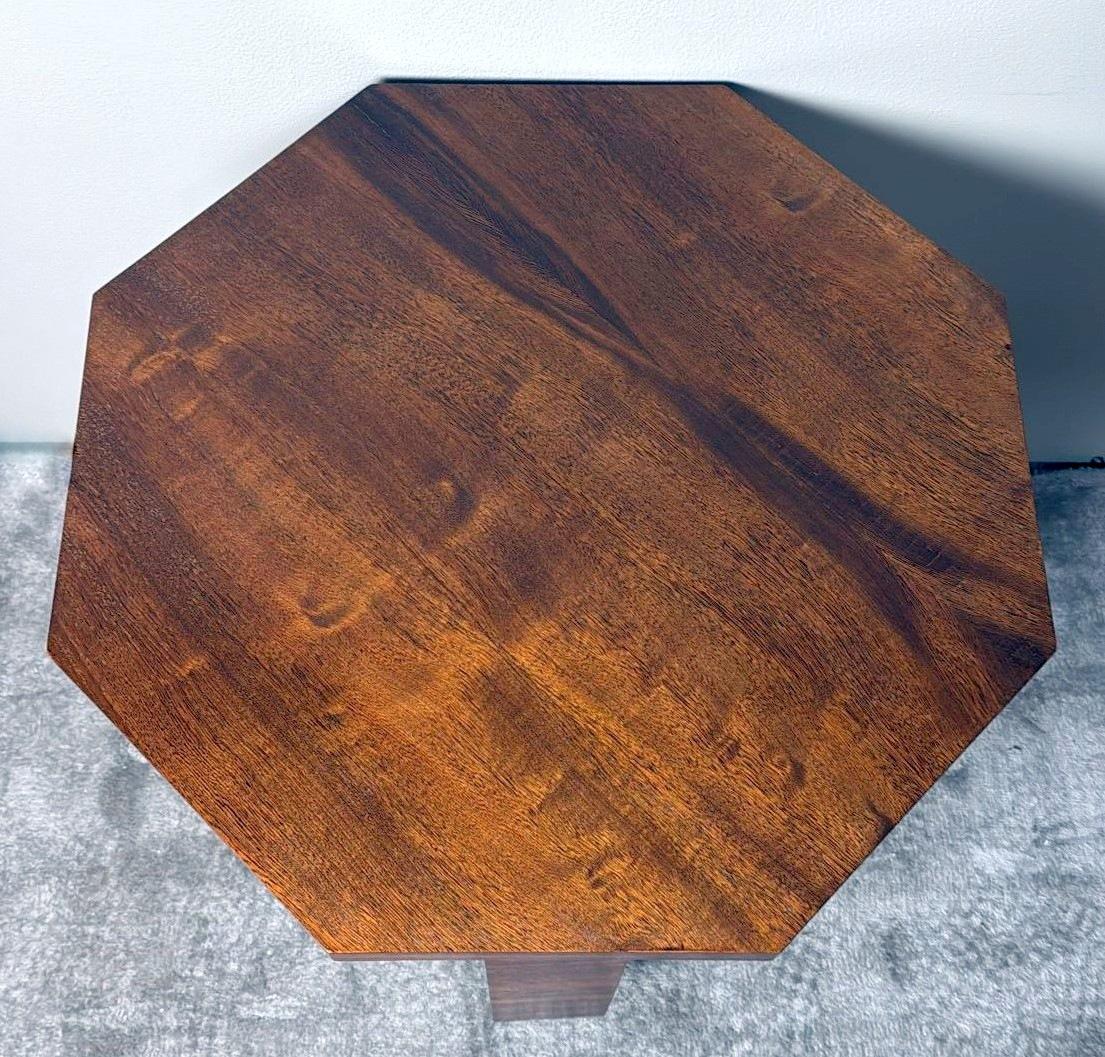 Poli Table à thé/théière Art Déco avec plateau octogonal en vente