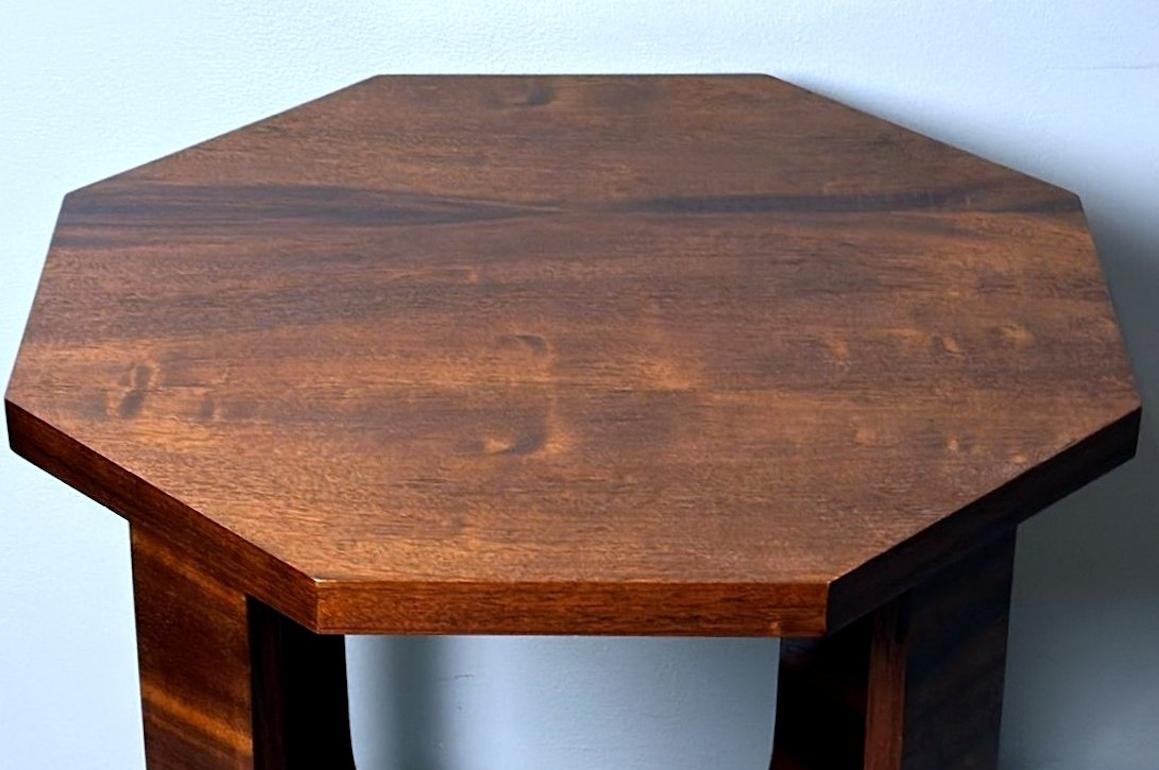 Table à thé/théière Art Déco avec plateau octogonal Bon état - En vente à Prato, Tuscany