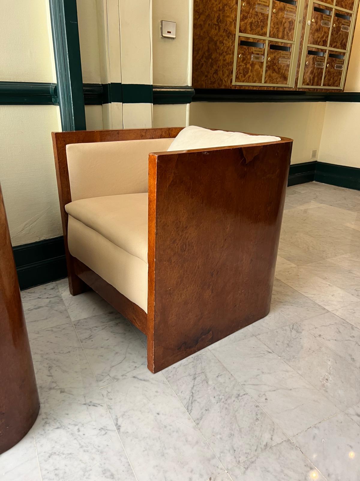 Art Deco French three piece sofa suite 8