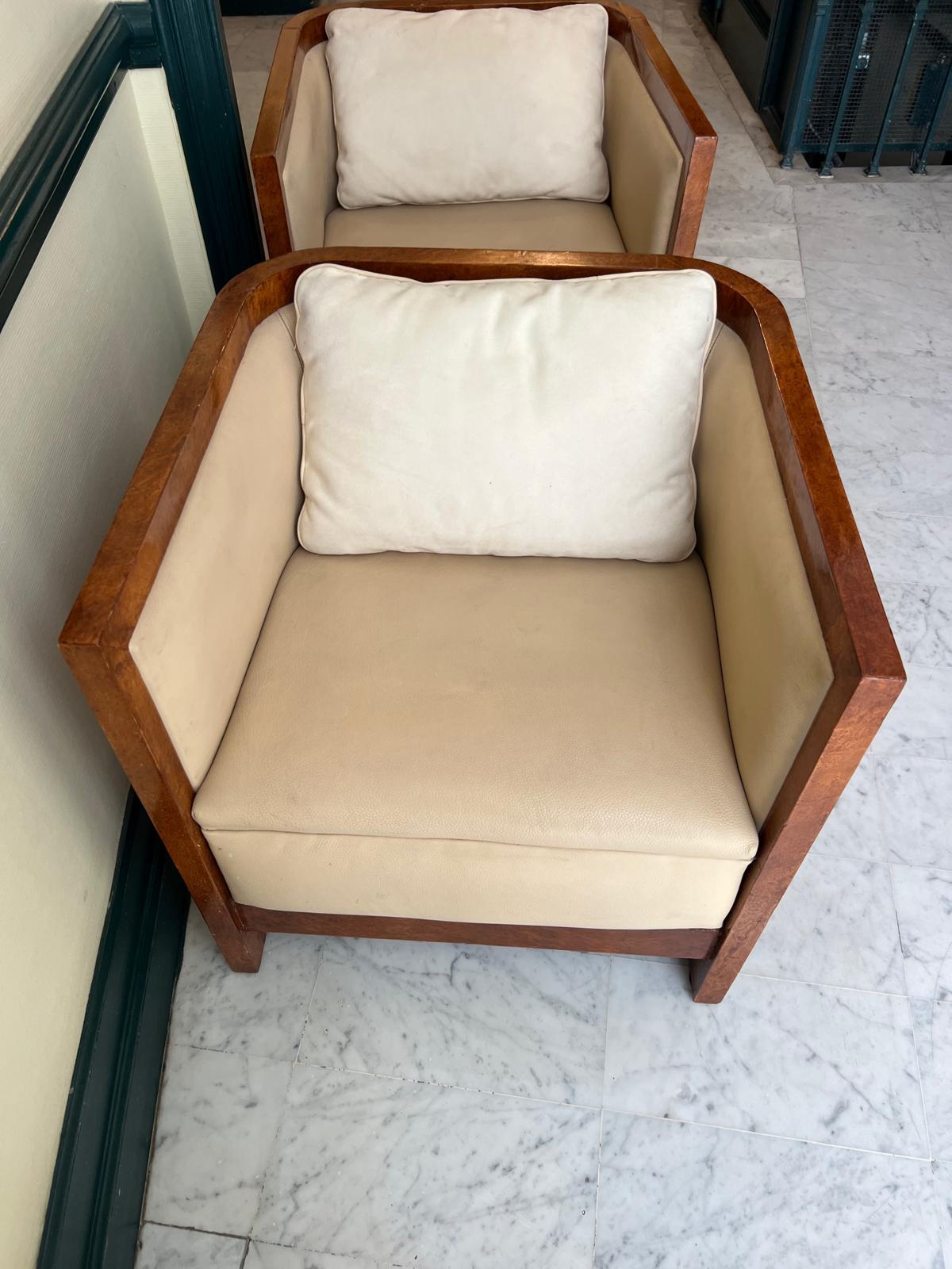 Art Deco French three piece sofa suite 10
