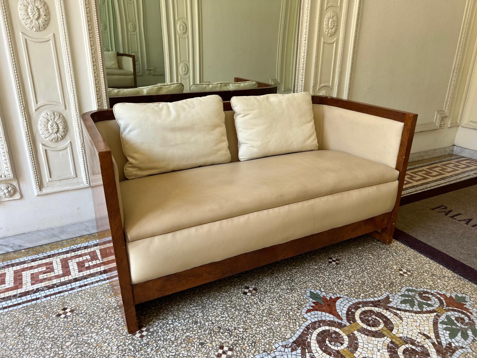 Art Deco French three piece sofa suite 3