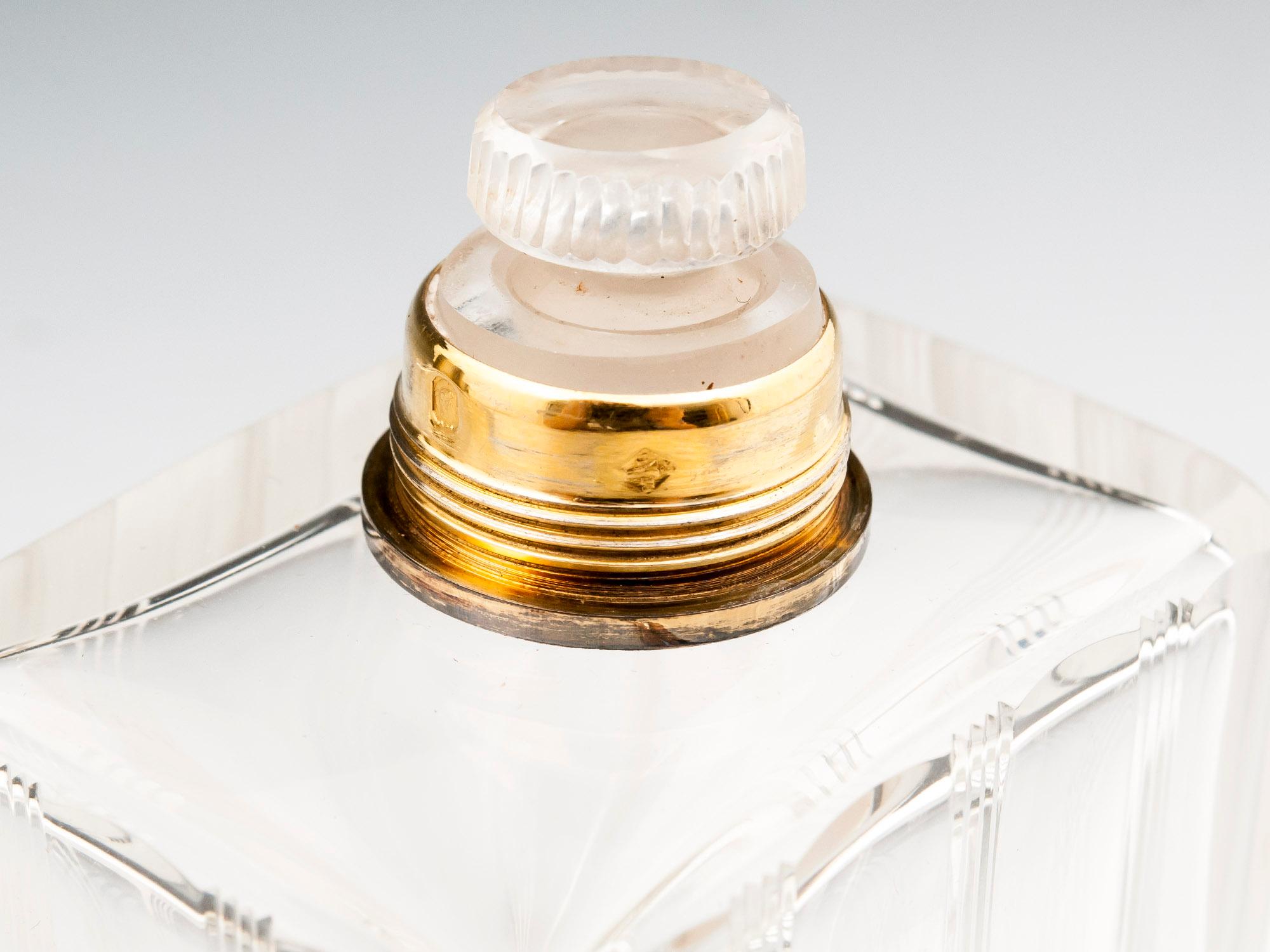 Art Deco French Thuya Enamelled Perfume Scent Bottle Box 20th Century For Sale 9