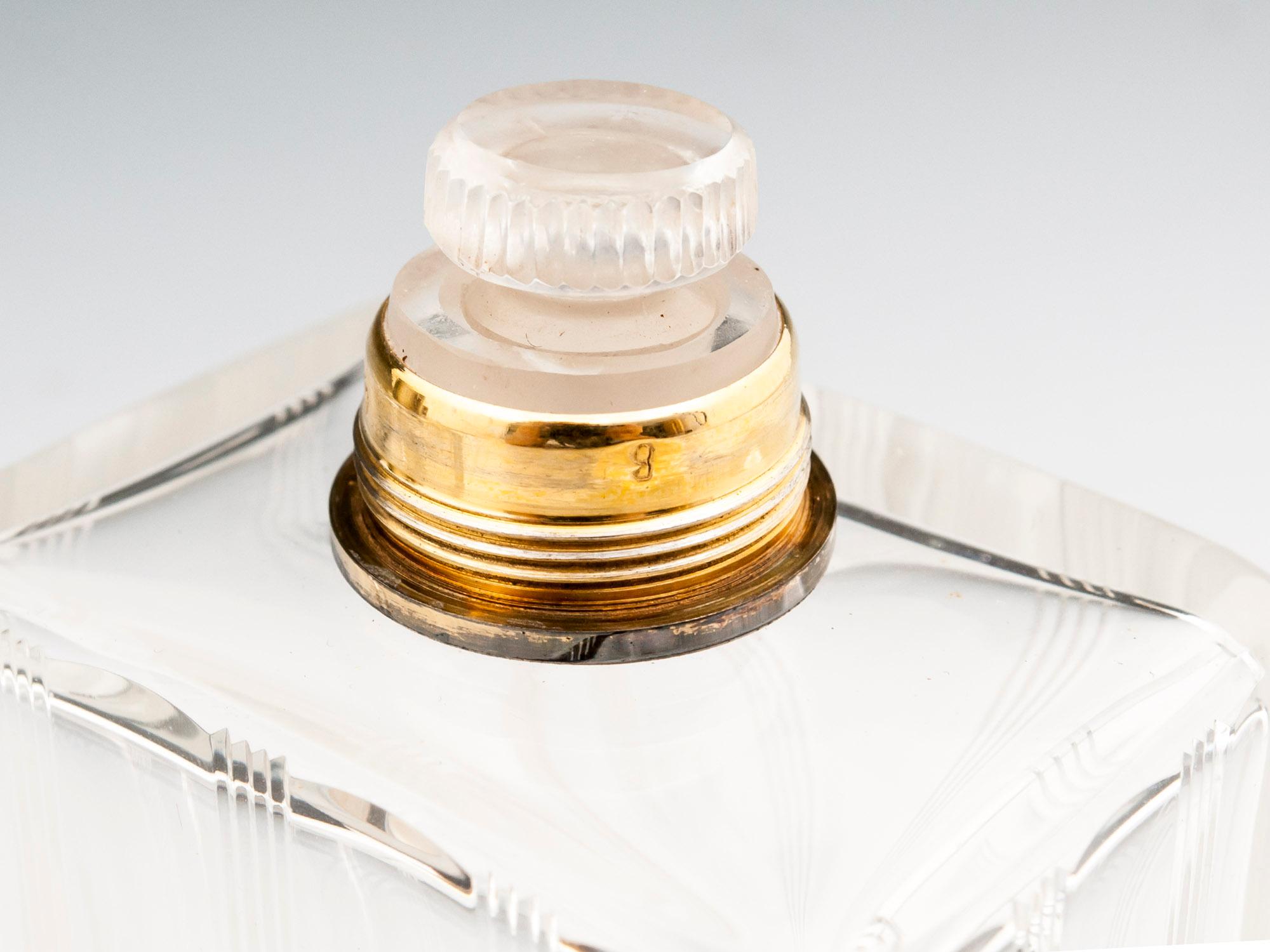 Art Deco French Thuya Enamelled Perfume Scent Bottle Box 20th Century For Sale 10