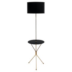 Art Deco French Tripod Floor Lamp