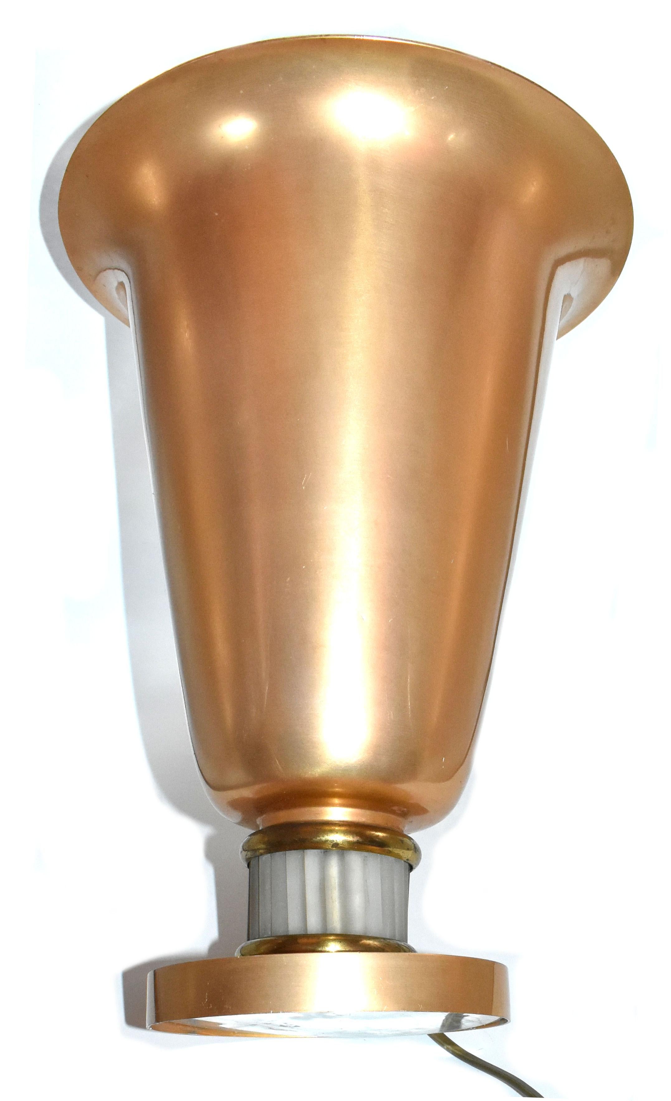 20th Century Art Deco French Tulip Lamp Up-lighter, 1930 For Sale