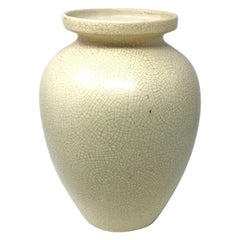 Art Deco French Vase in Craquelè, 1930s