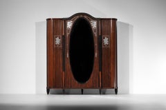 art deco French wardrobe in the style of Maurice Dufrène from the 1930s