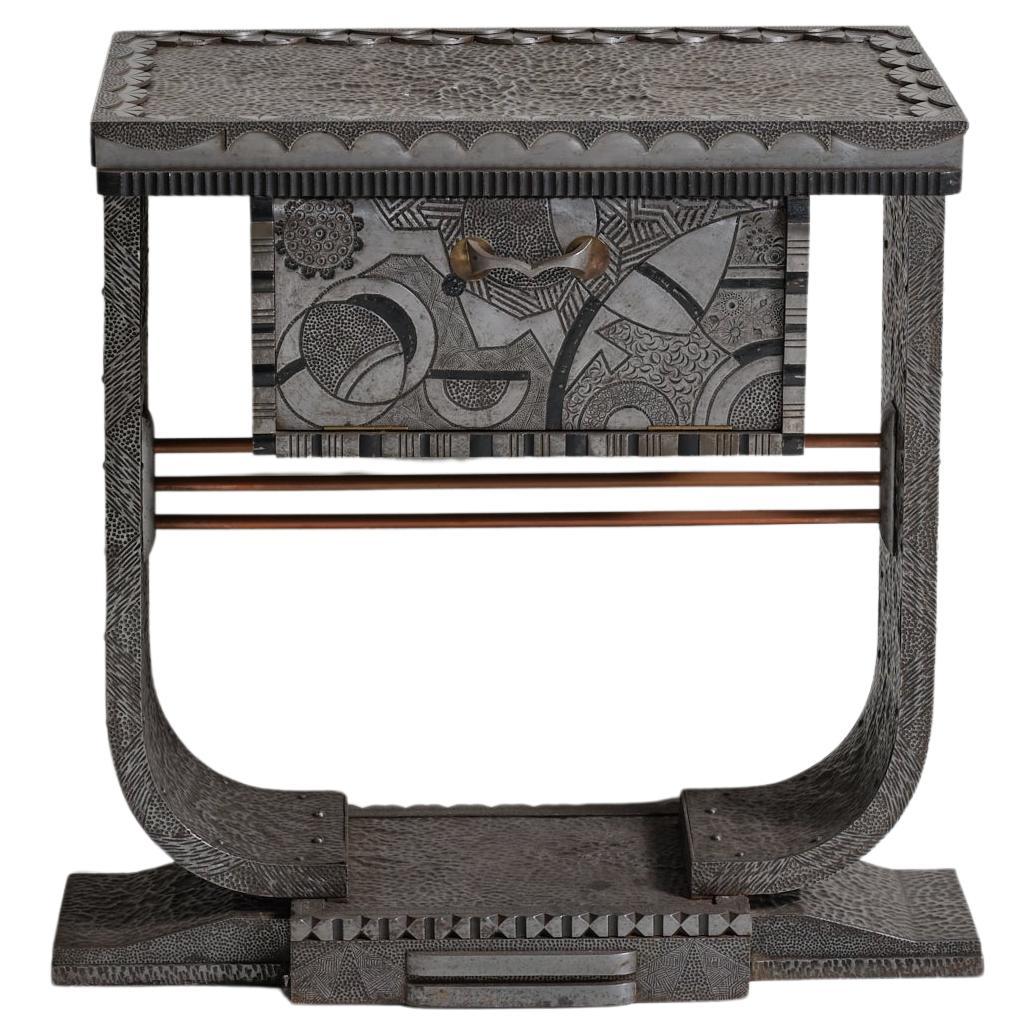 Art Deco French Wrought Iron Vanity