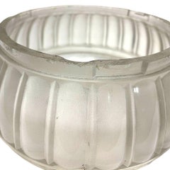 Art Deco Frosted Glass Ceiling Pendant Center Ring Shade