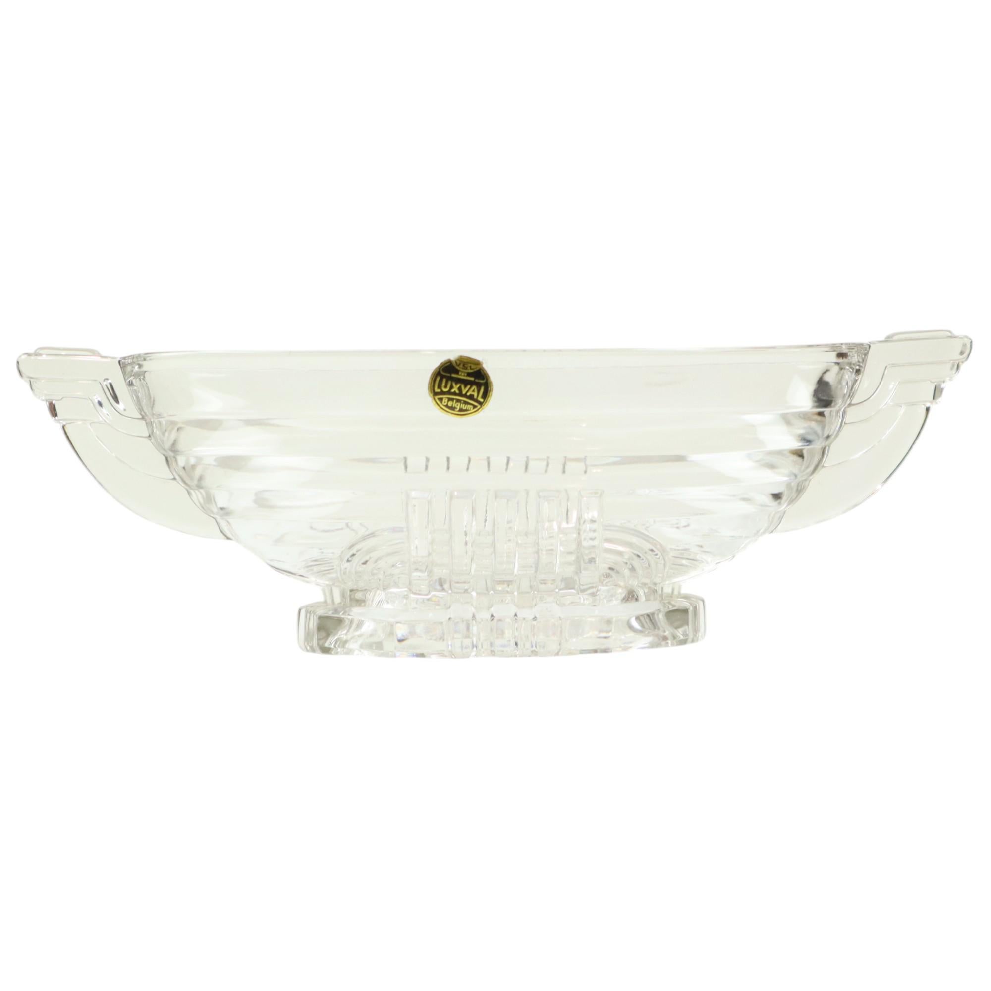 Art Deco Obstschale Coupe Marcelle Val Saint Lambert 1935