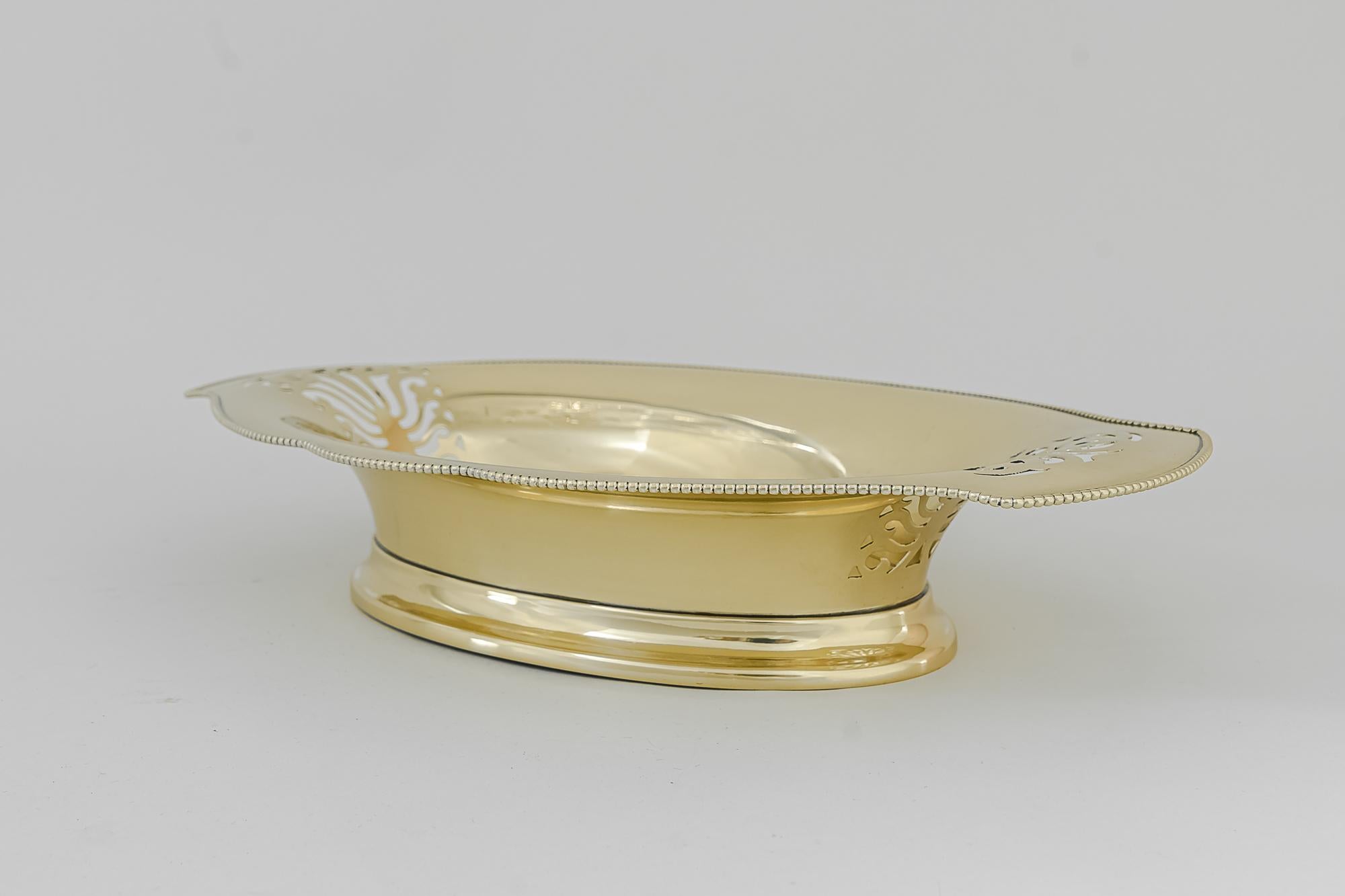 Lacquered Art Deco Fruit Bowl, Vienna, 1920s For Sale