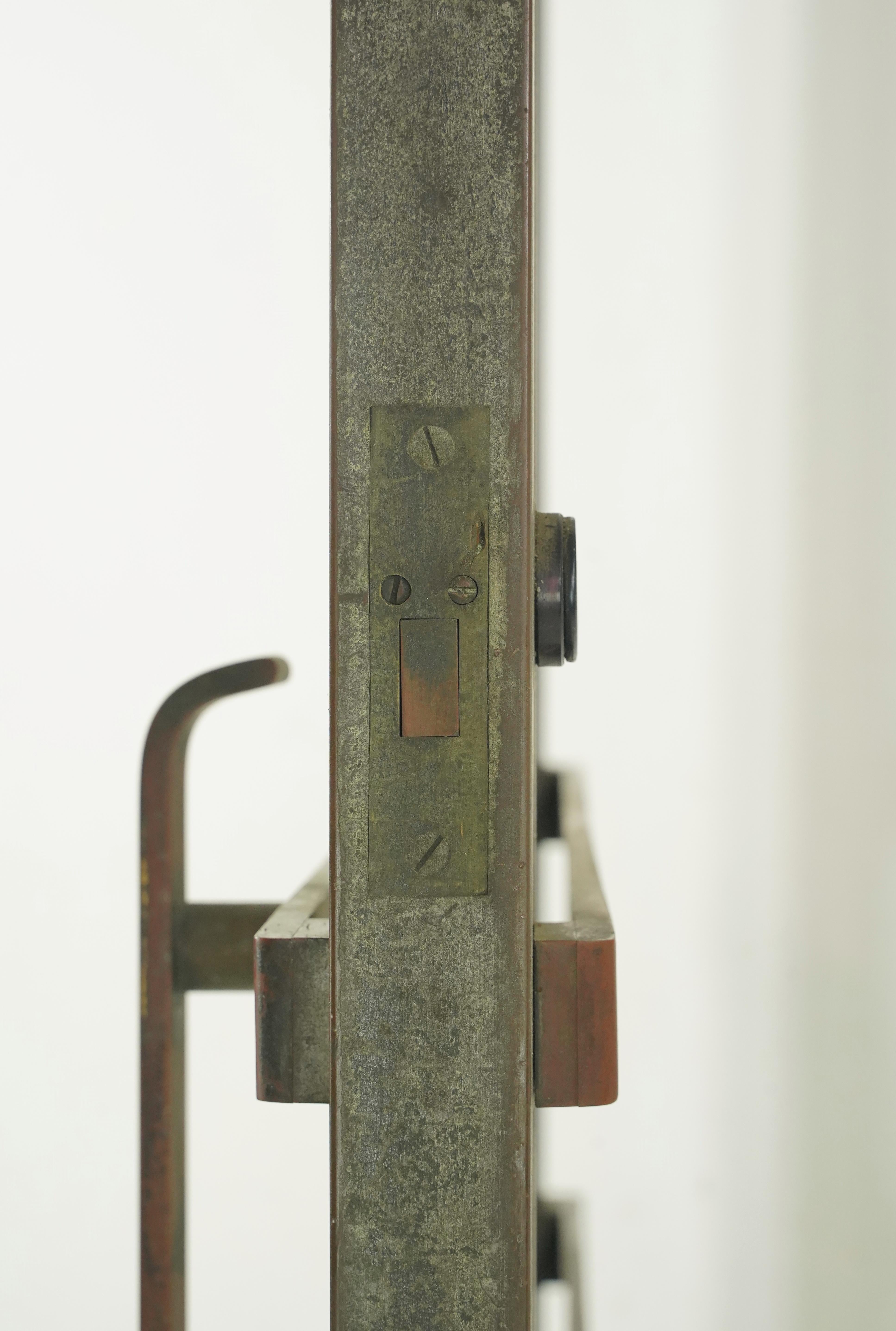 Art Deco Full Glass Bronze Commercial Door 83.5 x 31.75 in. For Sale 5