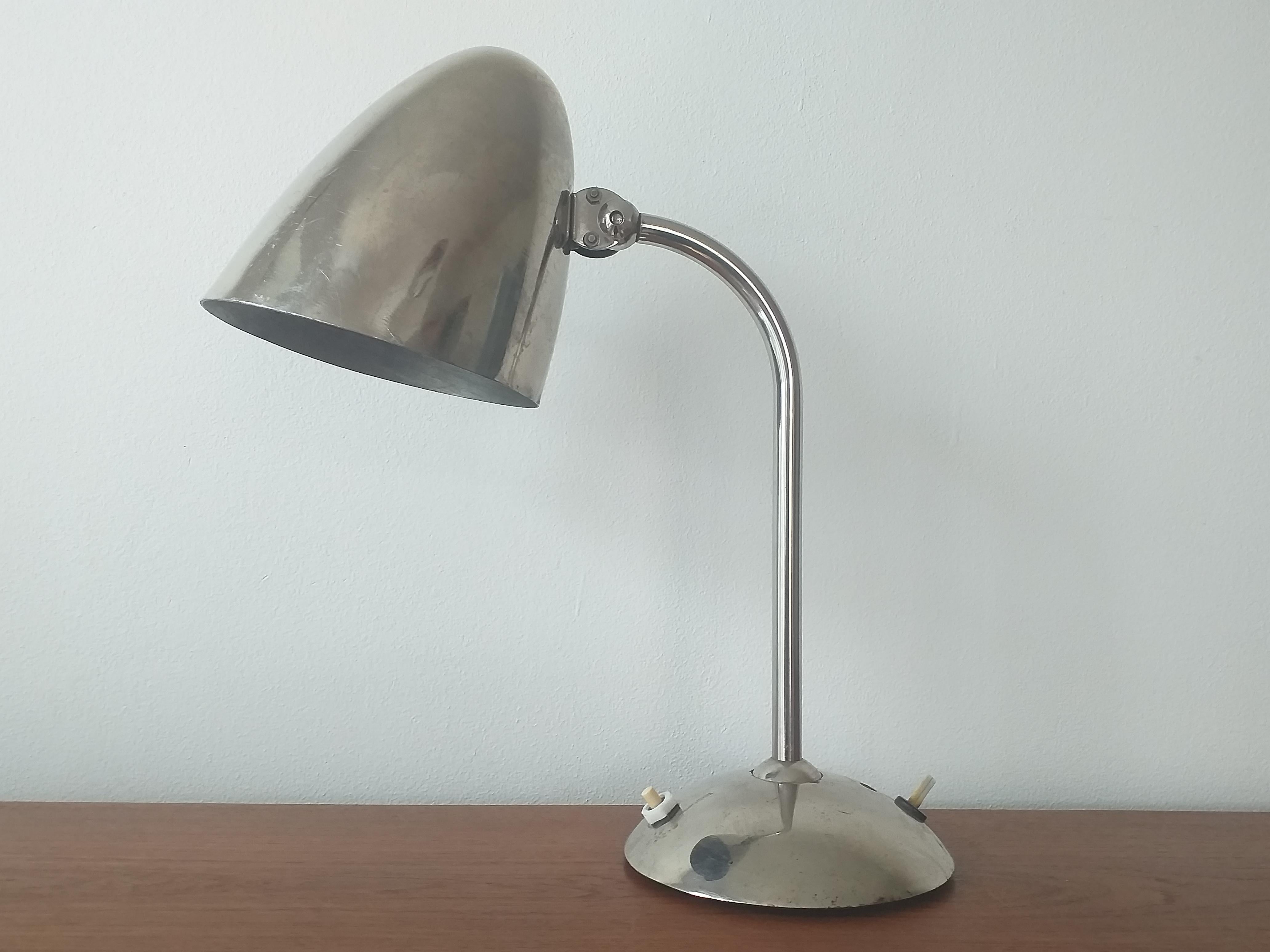 Mid-20th Century Art Deco, Functionalism, Bauhaus Table Lamp, Franta Anyz, 1930s