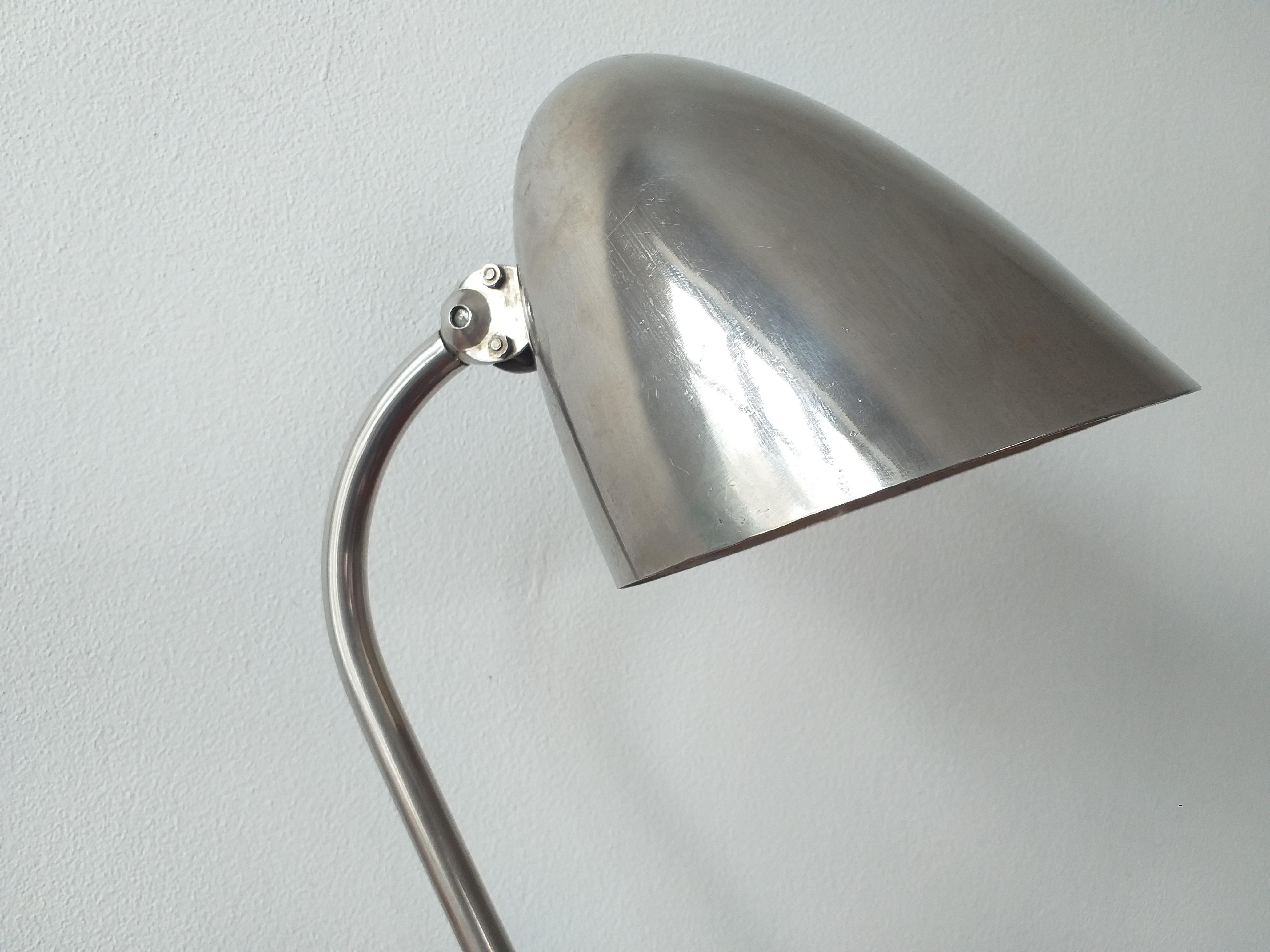 Milieu du XXe siècle Lampe de bureau Art Déco, fonctionnalisme, Bauhaus, Franta Anyz, années 1930 en vente