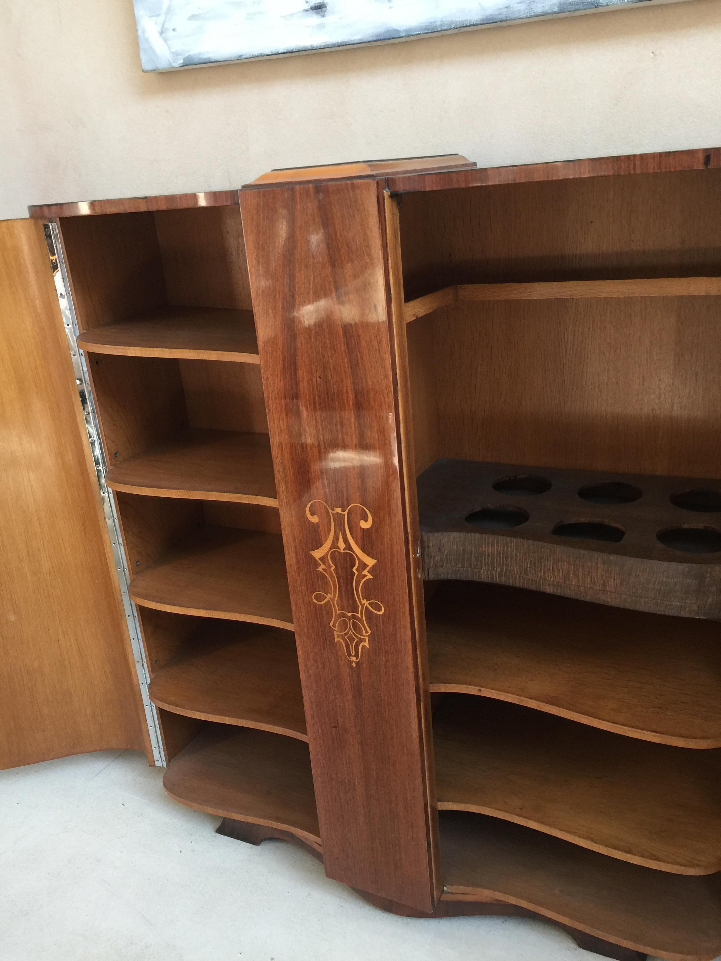 Mid-20th Century Art Deco Furniture, 1930, French, Material, Wood For Sale
