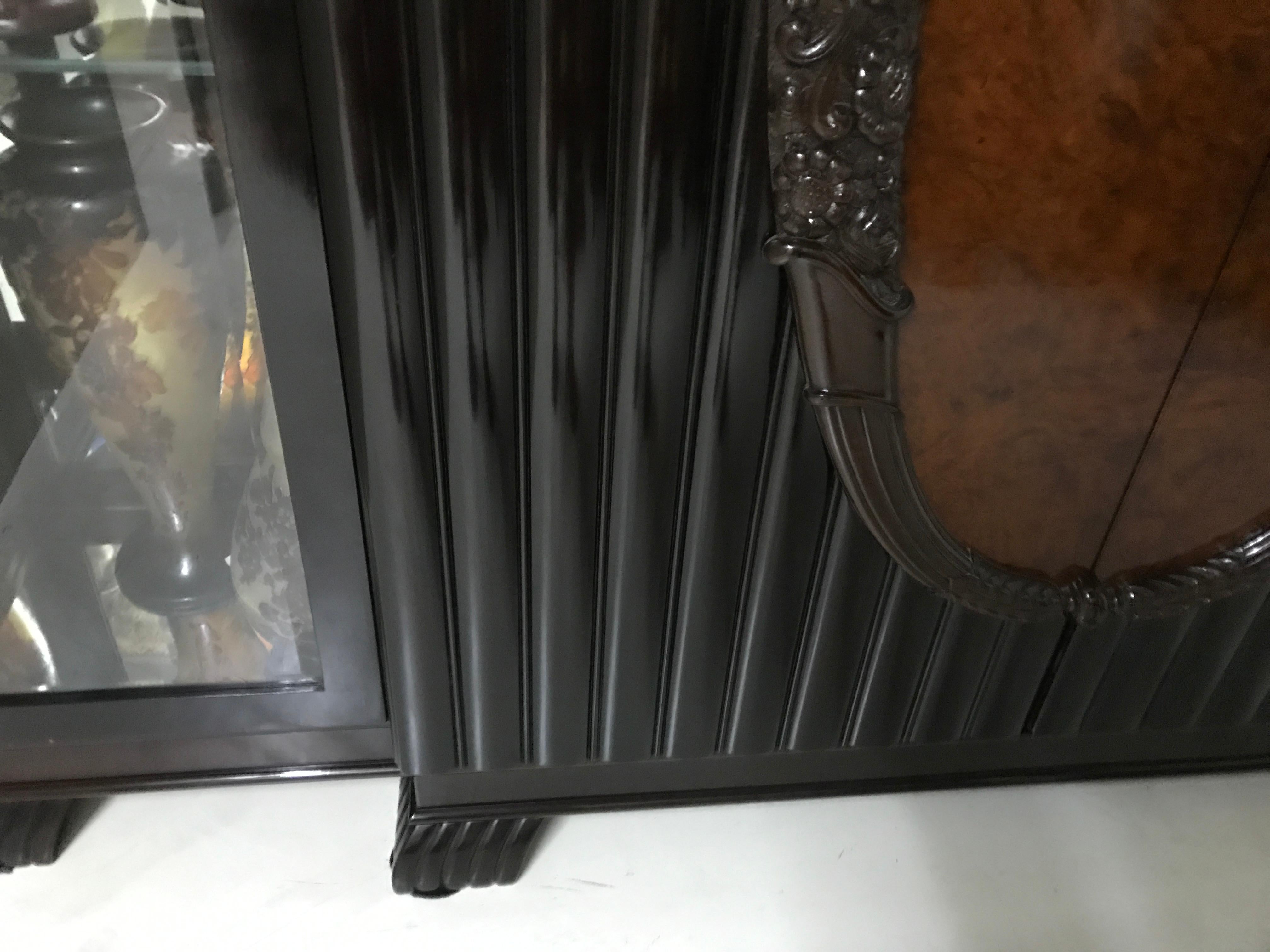 Mobilier Art Déco, 1930, Français , Matériaux : Wood et verre en vente 3