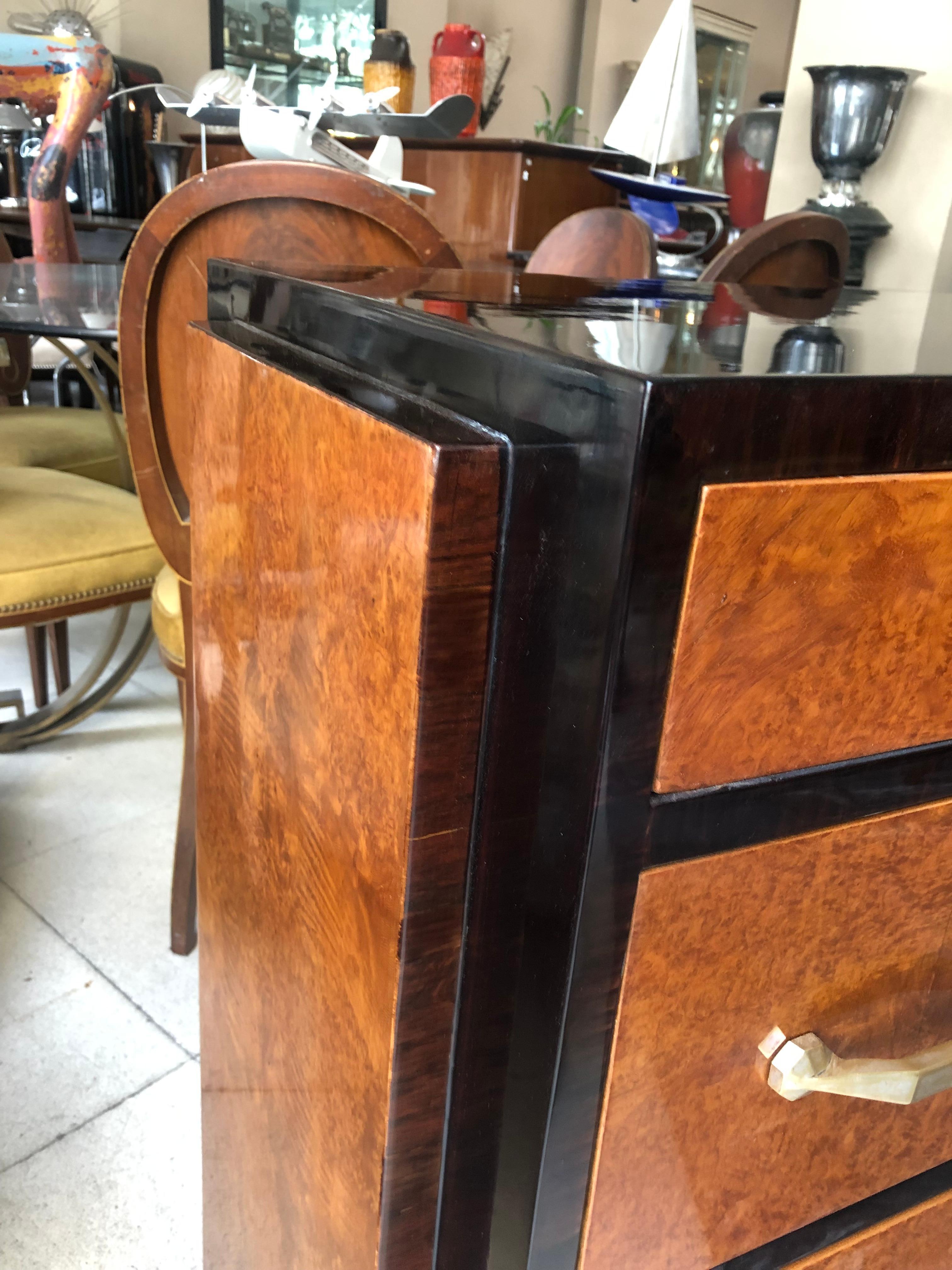 French Art Deco Furniture in Wood, 1930, France For Sale