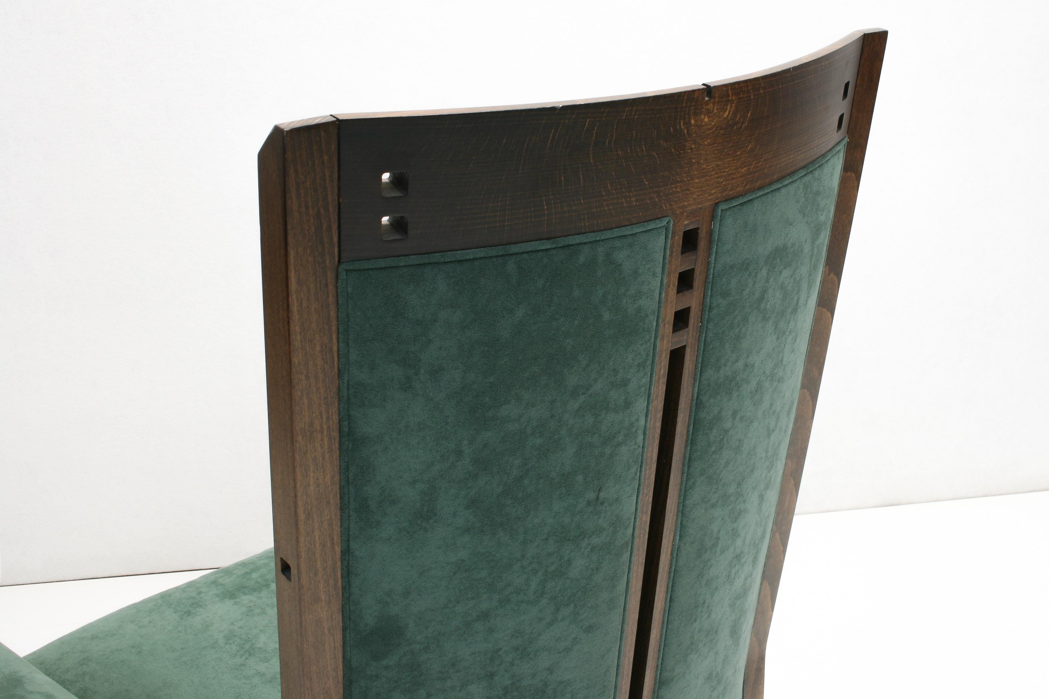 20th Century Art Deco Galaxy Highback Armchair by Umberto Asnago for Giorgetti, 1980s For Sale