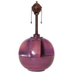 Art Deco Gale Turnbull for Leigh Potters Table Lamp, circa 1929, Leigh Art Ware