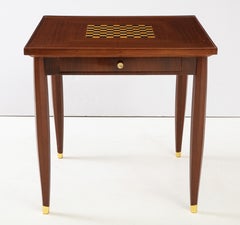 Art Deco Game Table, Signed Jules Leleu