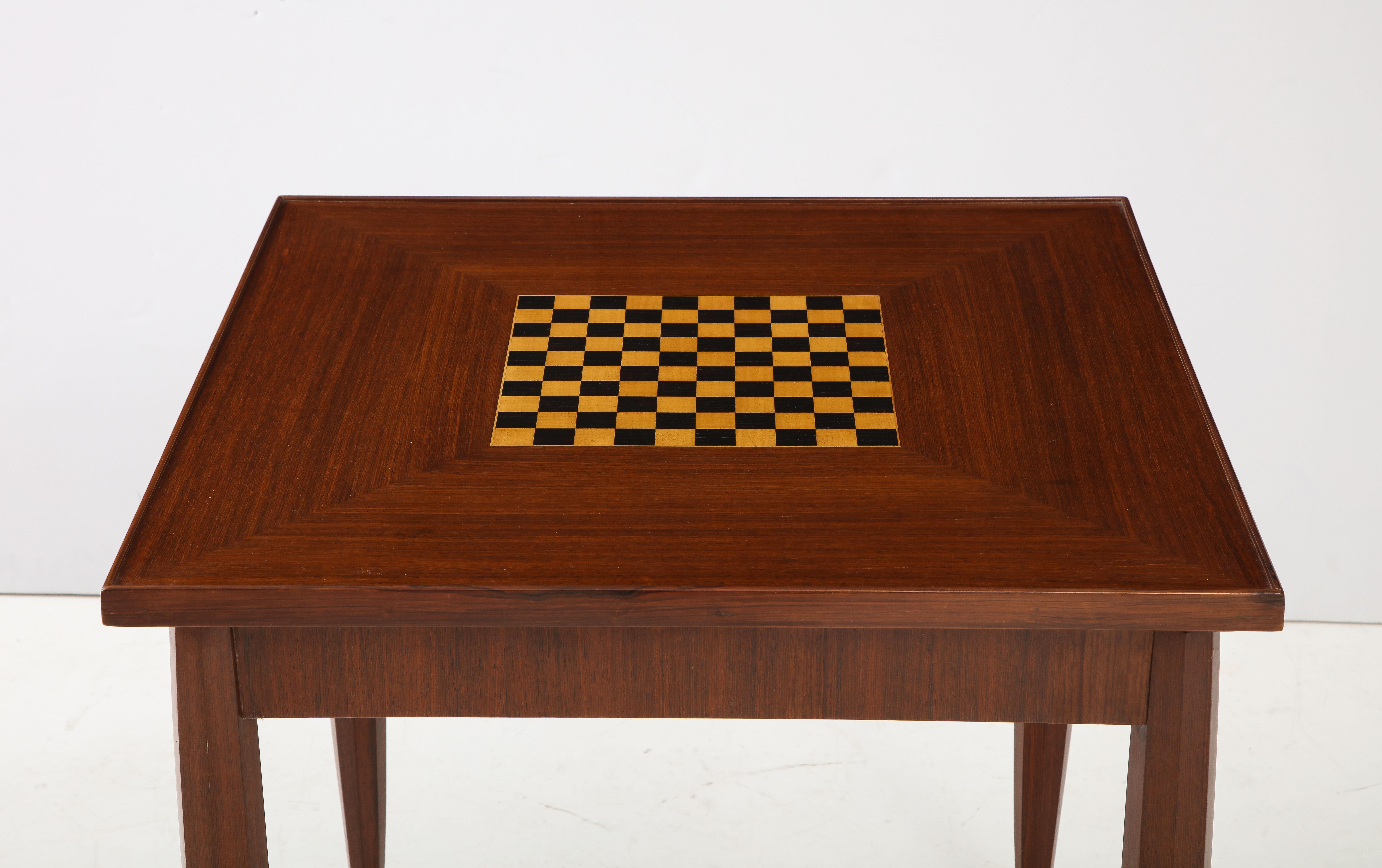 Art Deco Game Table, Signed Jules Leleu For Sale 2
