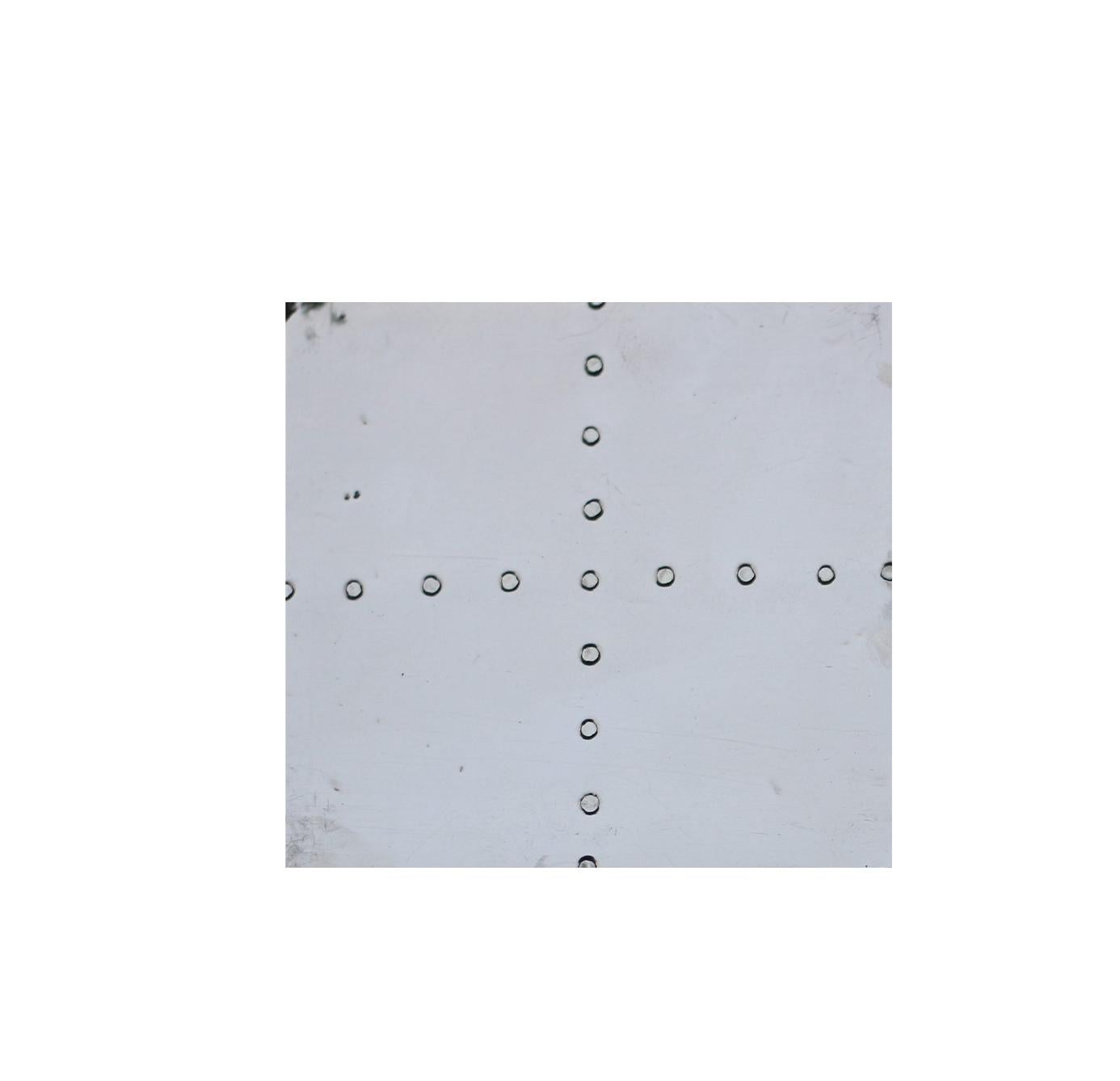 Console rectangulaire Art Déco en bronze blanc lisse Alison Spear en vente 4