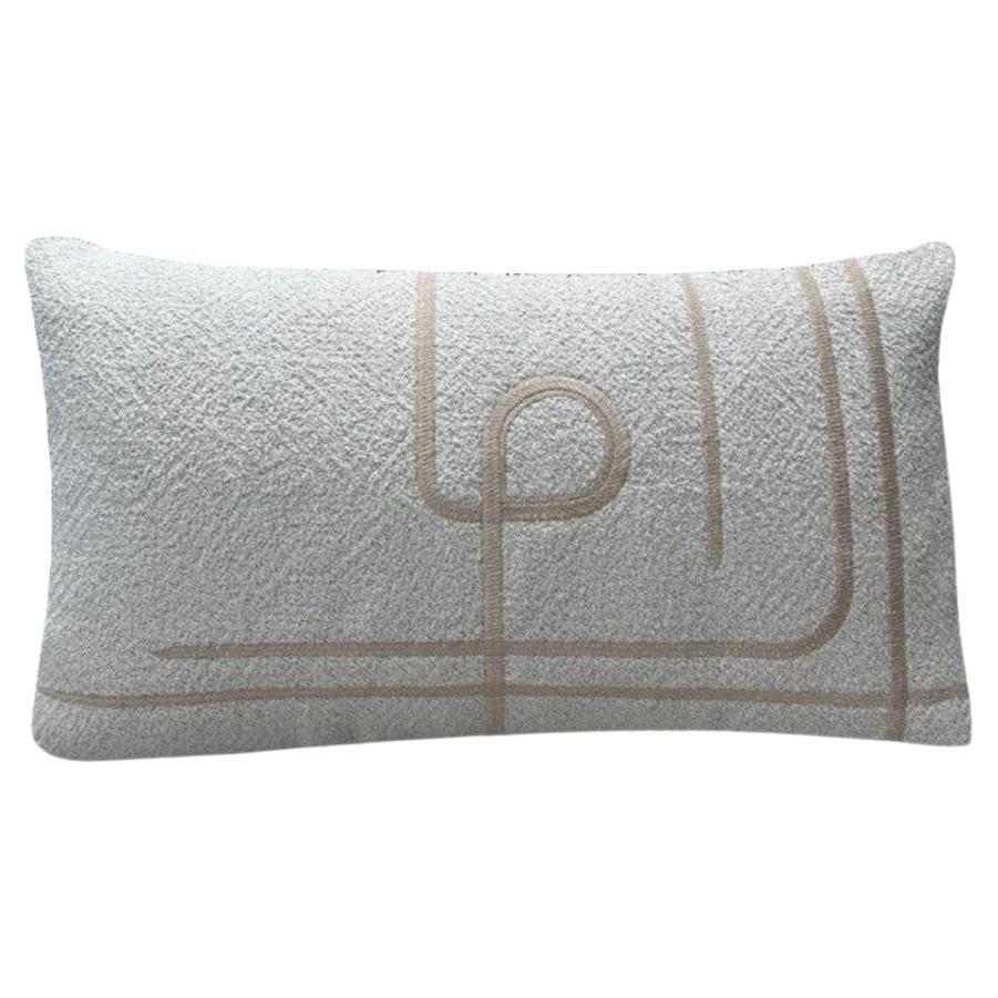 Art Deco Garden Cushion Pearl by André Fu Living 