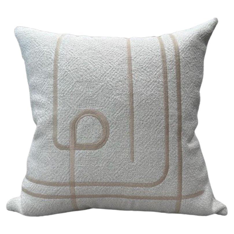 Art Deco Garden Cushion Pearl by André Fu Living 