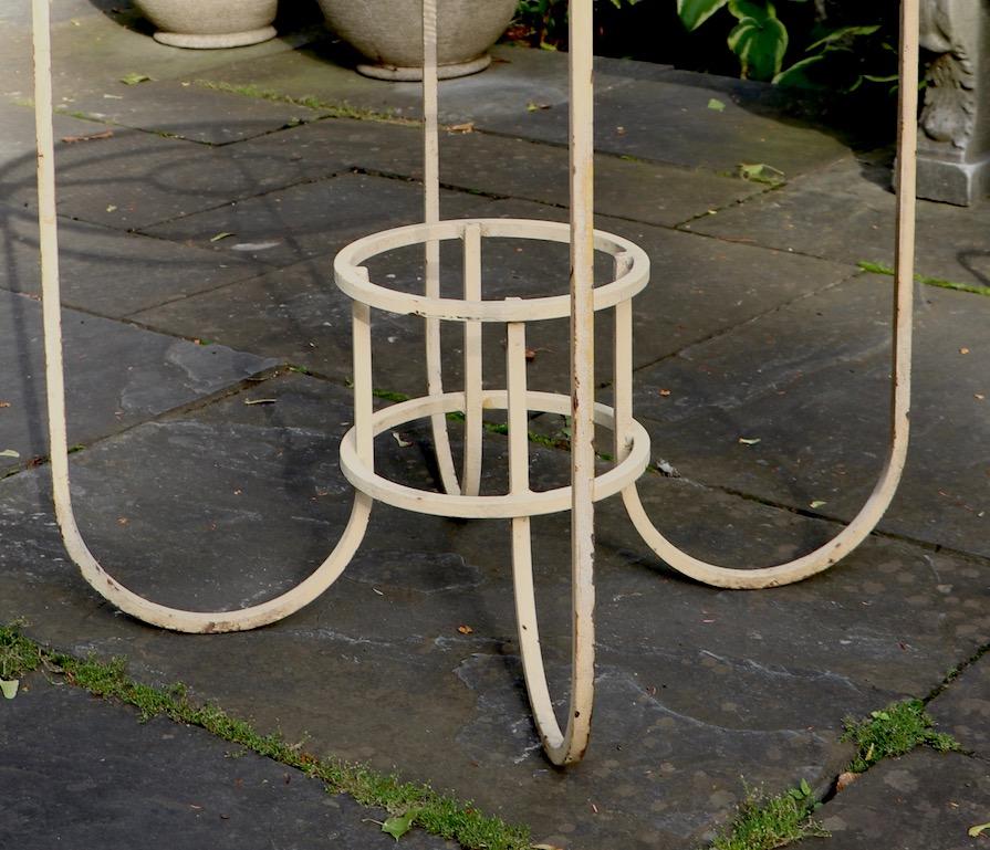 Art Deco Garden Patio Center Table by Woodard 1