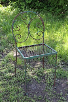Art Deco Garden Patio Dining Set in the Style of Salterini