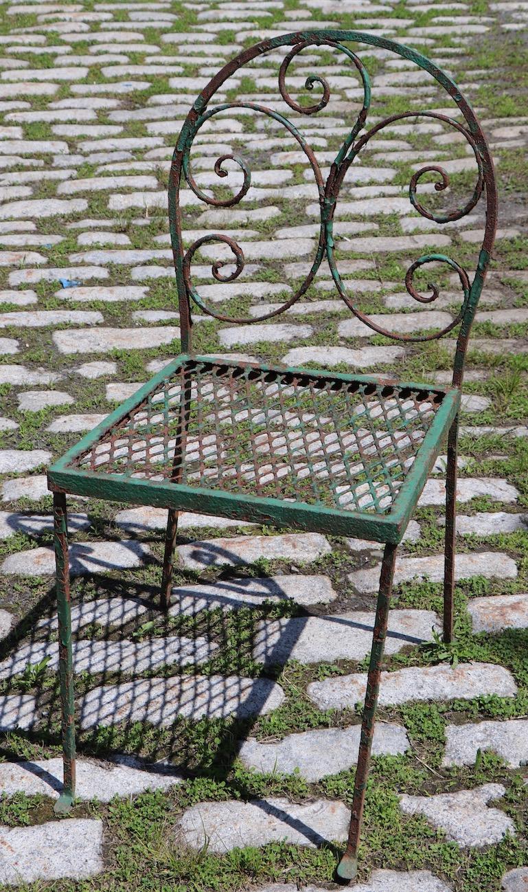 Ensemble de salle à manger de jardin Art Déco dans le style de Salterini État moyen - En vente à New York, NY