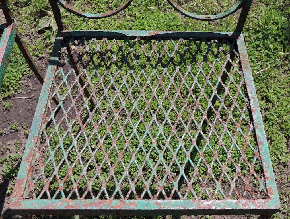 Ensemble de salle à manger de jardin Art Déco dans le style de Salterini en vente 1