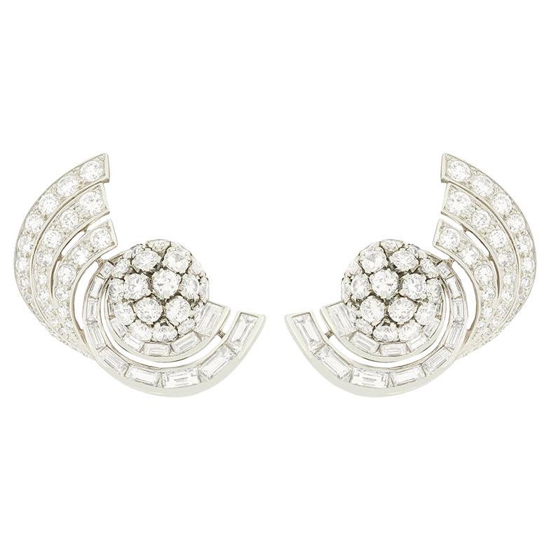 Orecchini di diamanti Art Deco Garrards 7,40ct, 1920 ca.