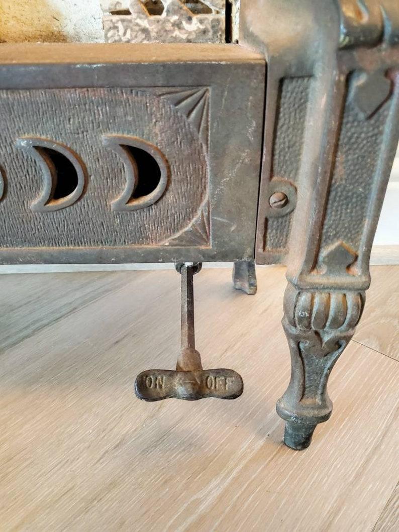 Art Deco Gas Fireplace Heater by Chattanooga Implement In Good Condition In Forney, TX