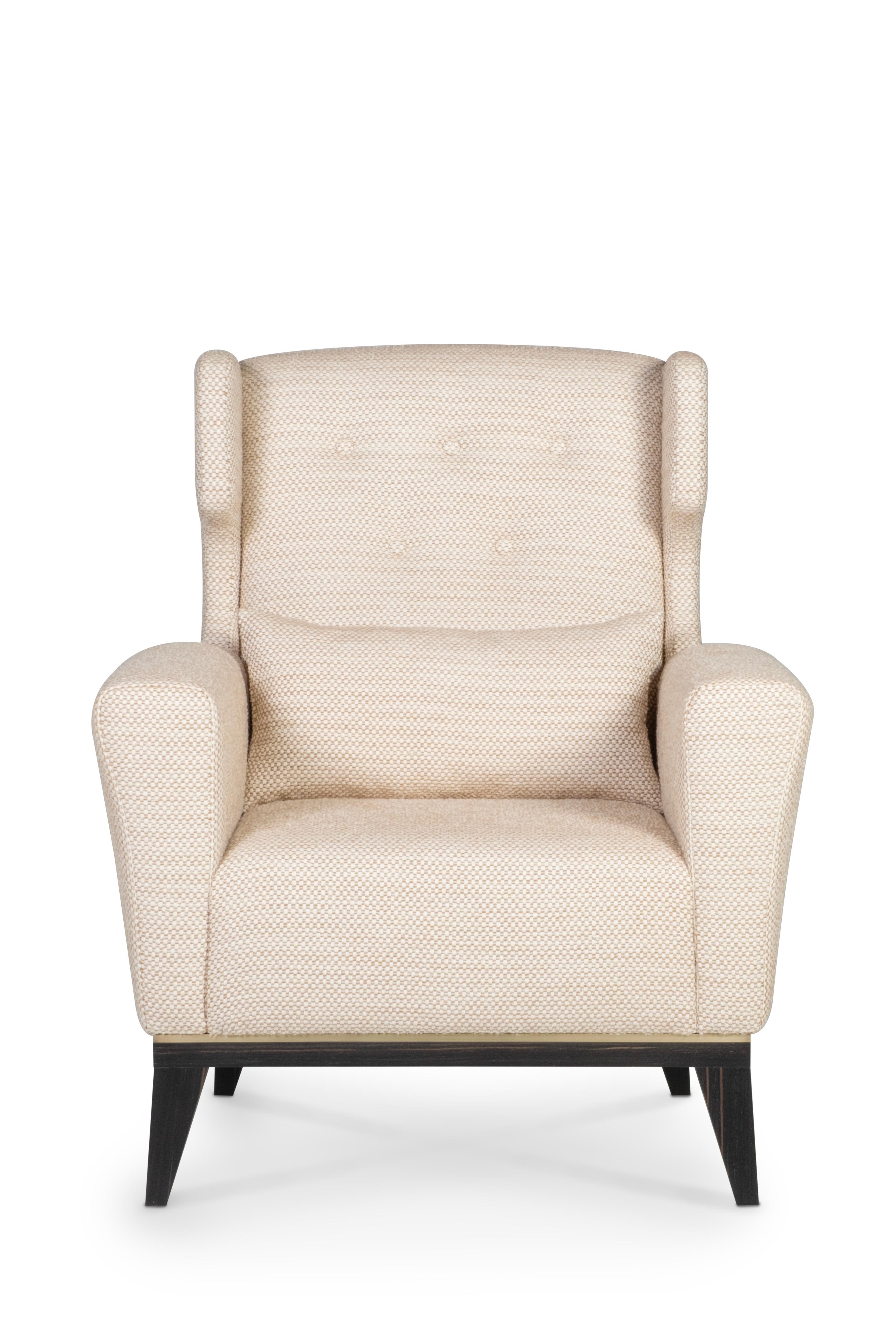 Sillón Art Decó Genebra Estilo Años 30 Hecho a Mano Portugal by Greenapple Portugués en venta