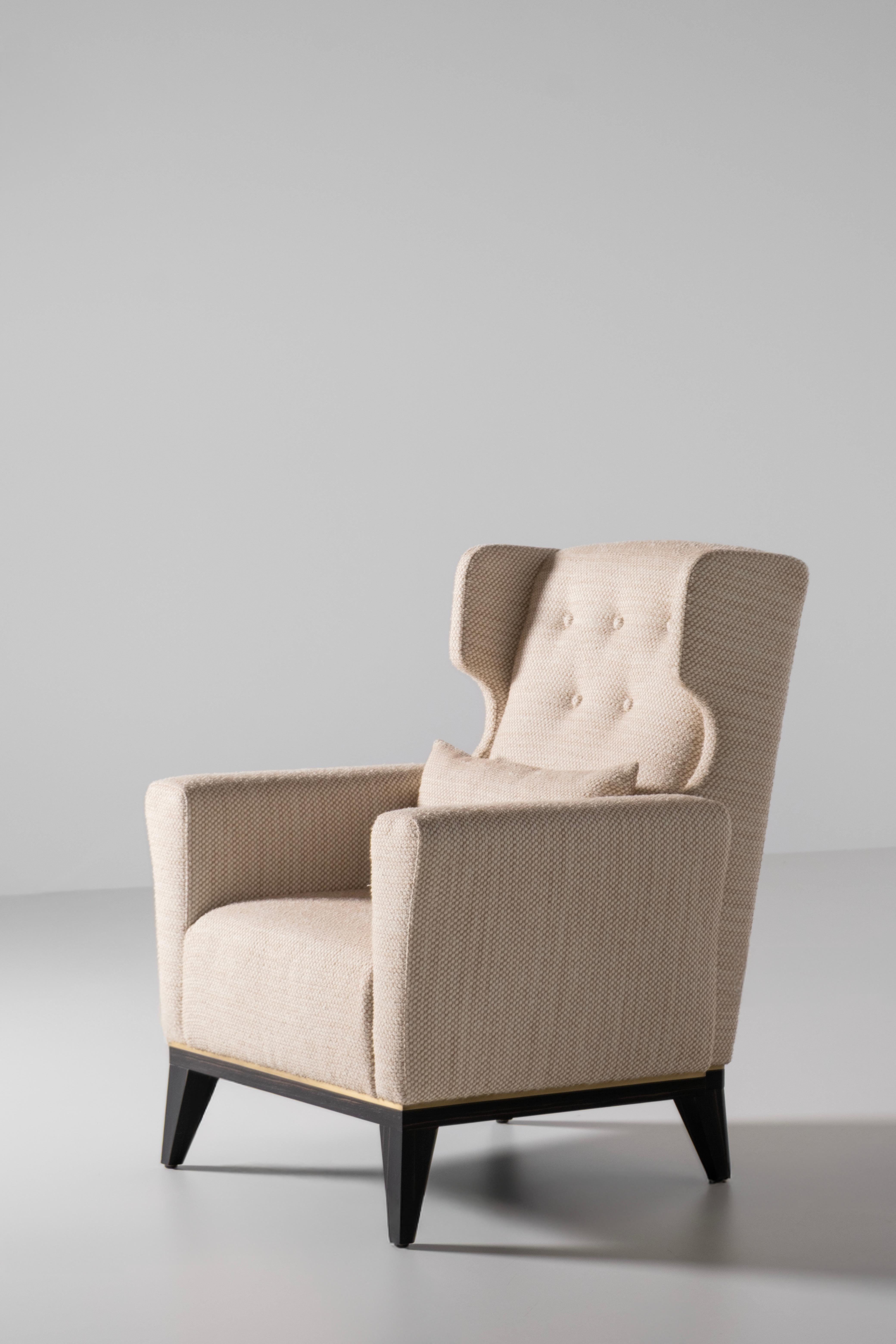 Sillón Art Decó Genebra Estilo Años 30 Hecho a Mano Portugal by Greenapple Latón en venta