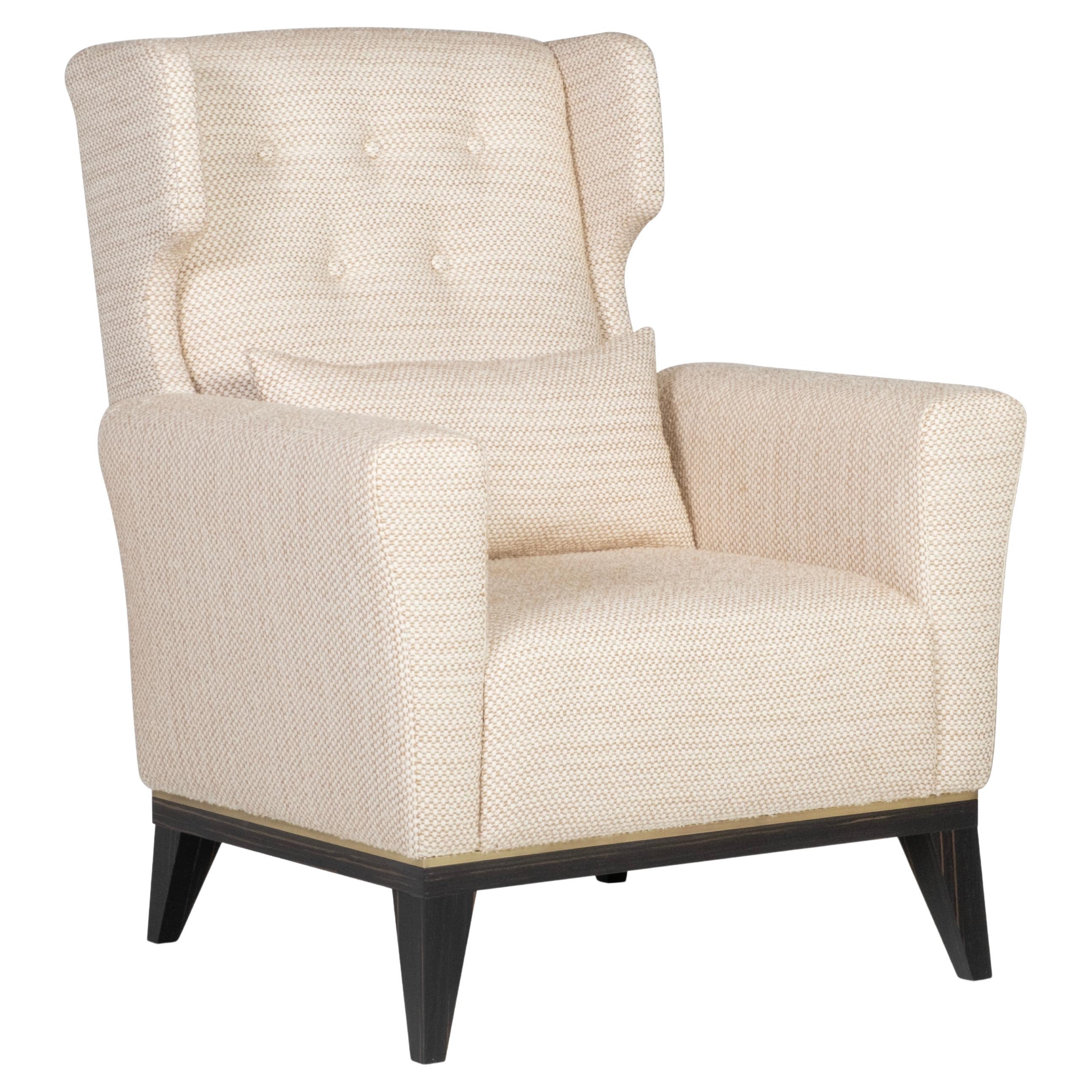 Art Deco Genebra Armchair in the Style of 1930's Handmade Portugal by Greenapple