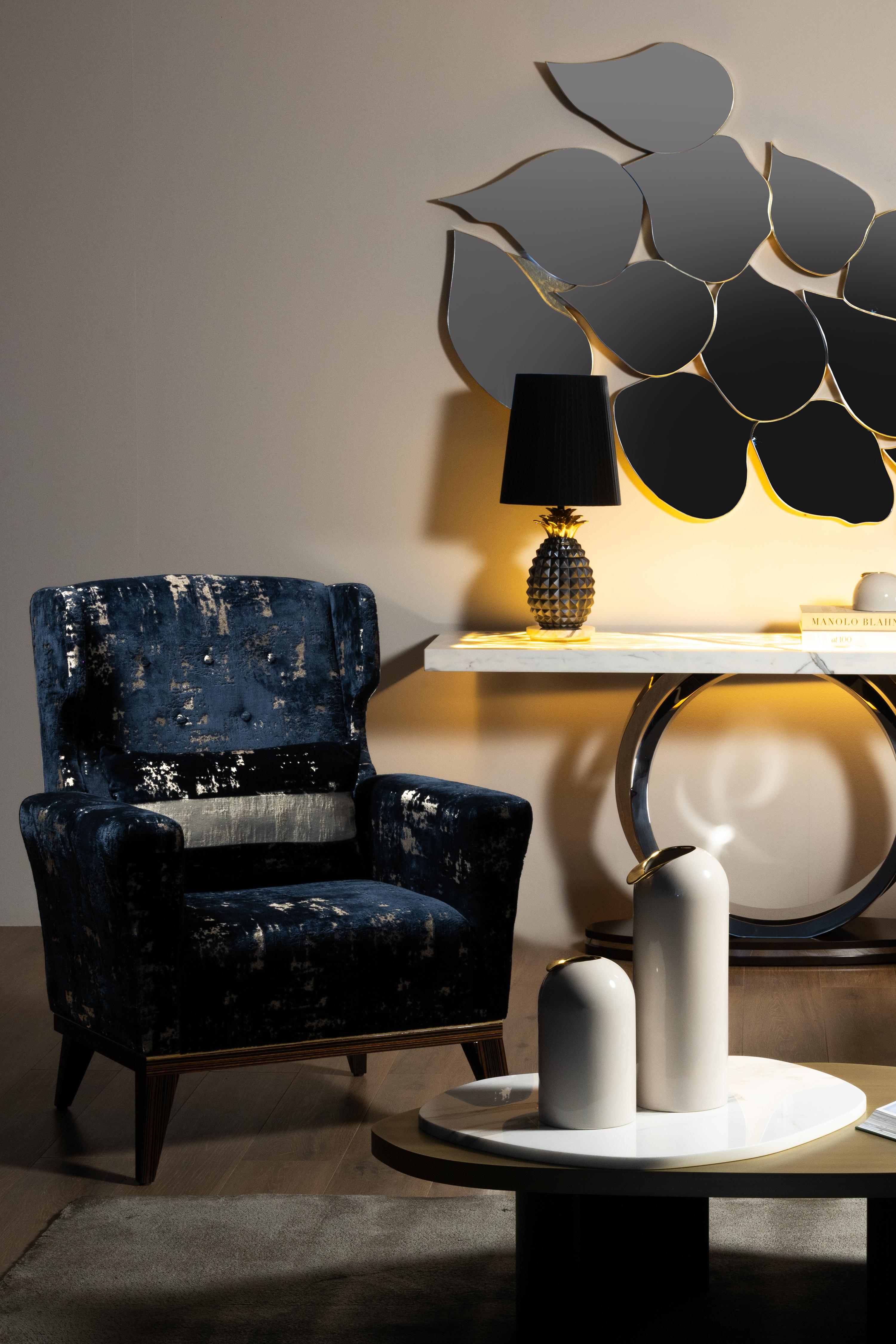Sillón Art Decó Genebra Estilo Años 30 Hecho a Mano Portugal Greenapple en venta 1