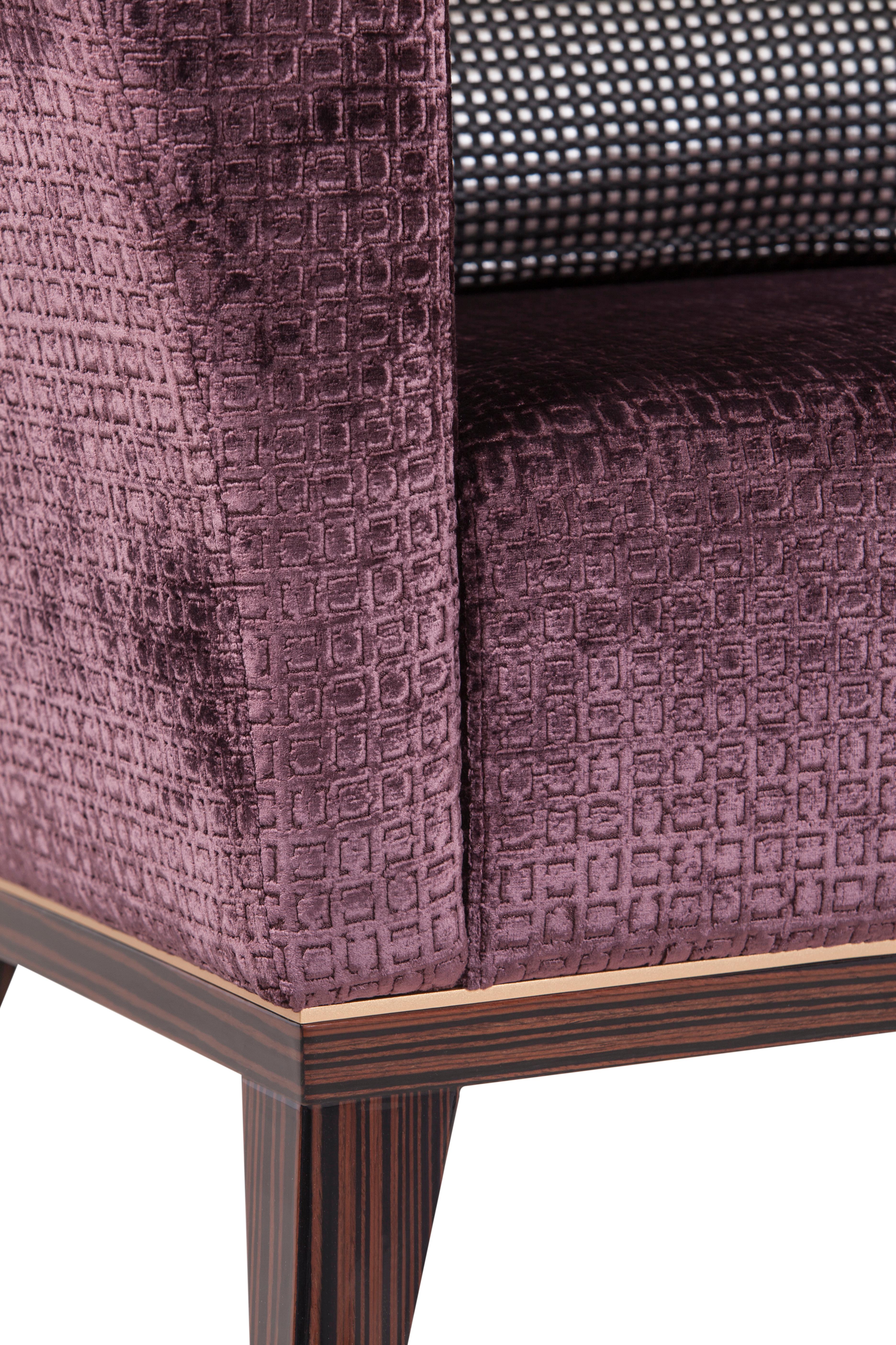 Art Deco Genebra Set/2 Poltrona nello stile degli anni '30, fatto a mano da Greenapple in vendita 7