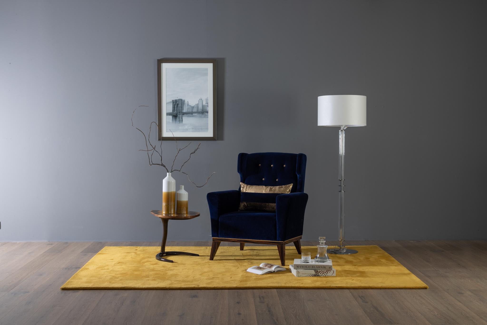 Portoghese Art Deco Genebra Set/2 Poltrona nello stile degli anni '30, fatto a mano da Greenapple in vendita