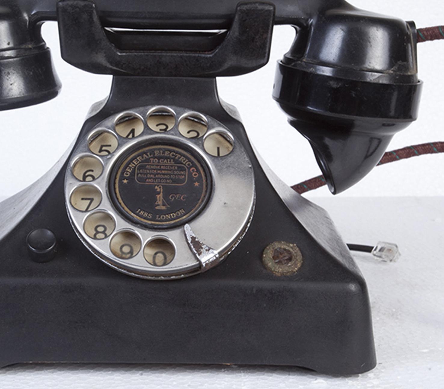 Art Deco General Electric Bakelit Telefon (Englisch)