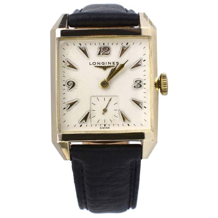 Art Deco Gentleman's 10k GF Wrist Watch by Longines, Recently Serviced ...